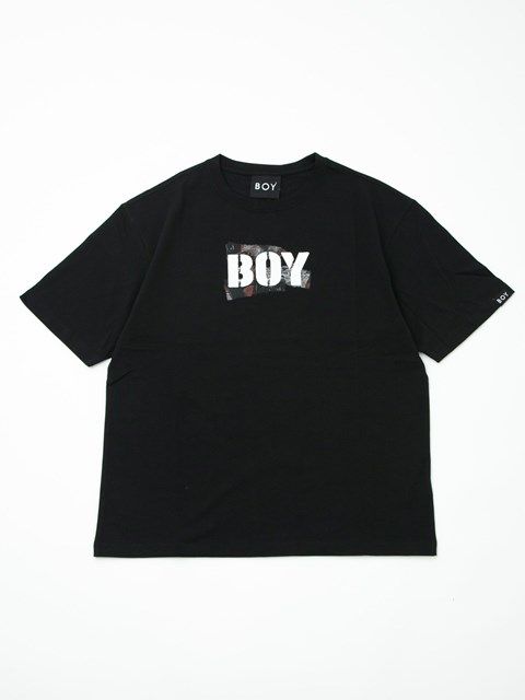 COLLAGE GRAPHIC TEE / Tシャツ / ブラック 【BOY LONDON】