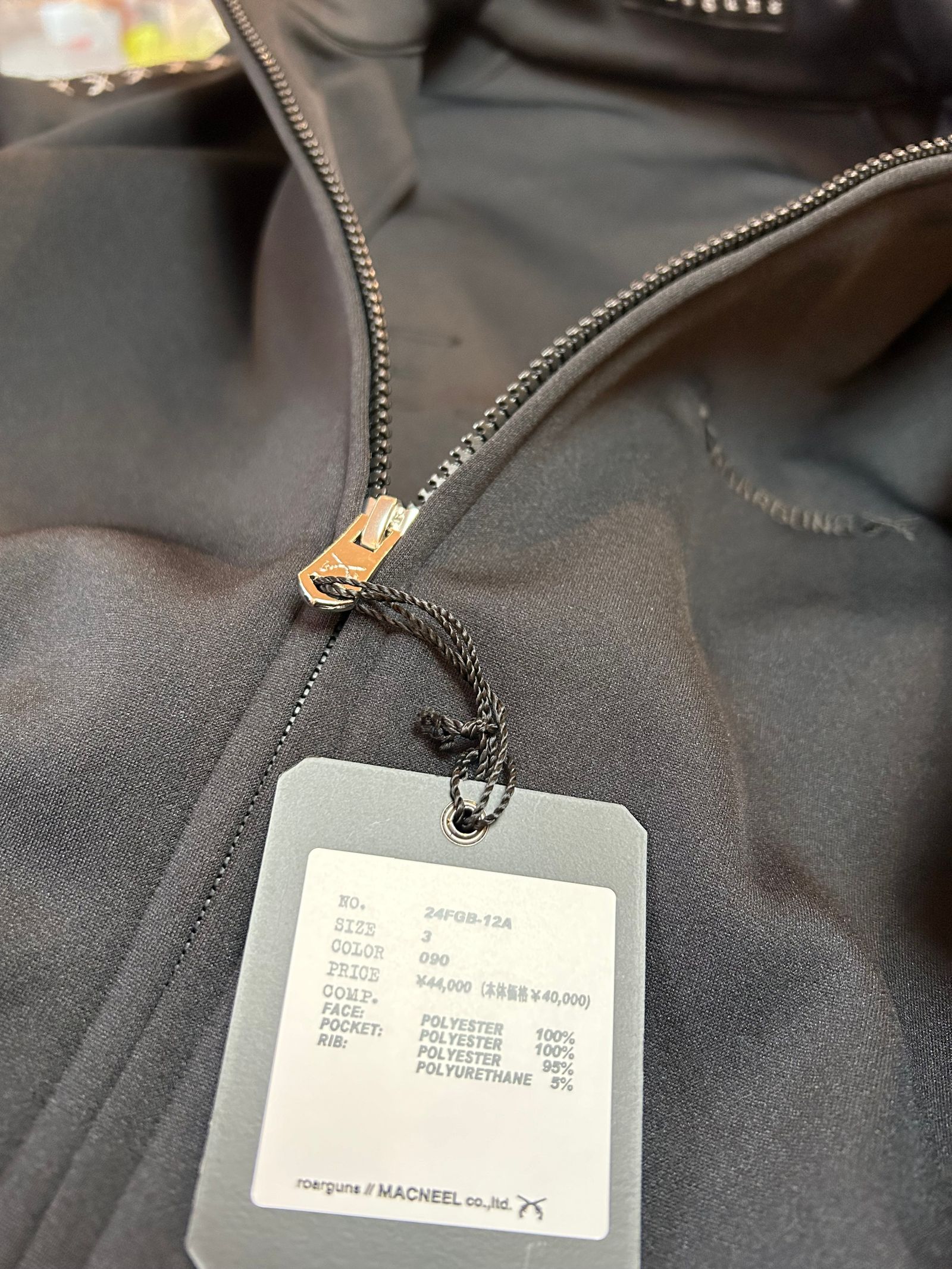 LINETAPEJERSEY JKT A / ブラック