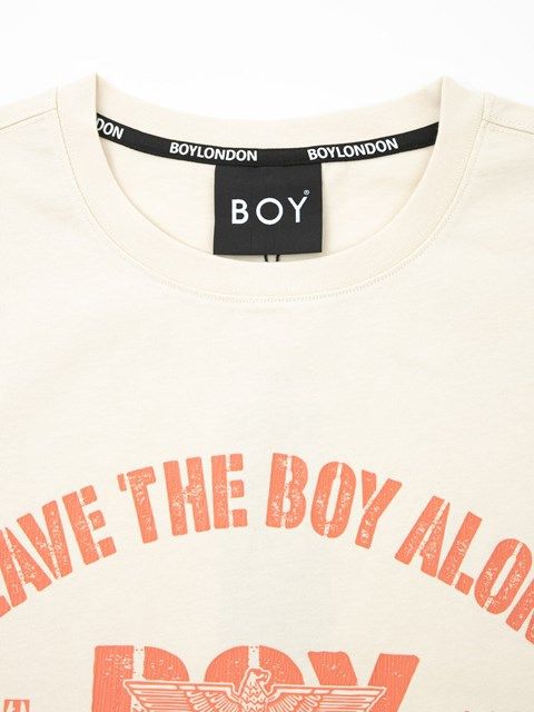 VINTAGE PRINTED HEAVY WEIGHT TEE WHITE / Tシャツ / ホワイト 【BOY LONDON】