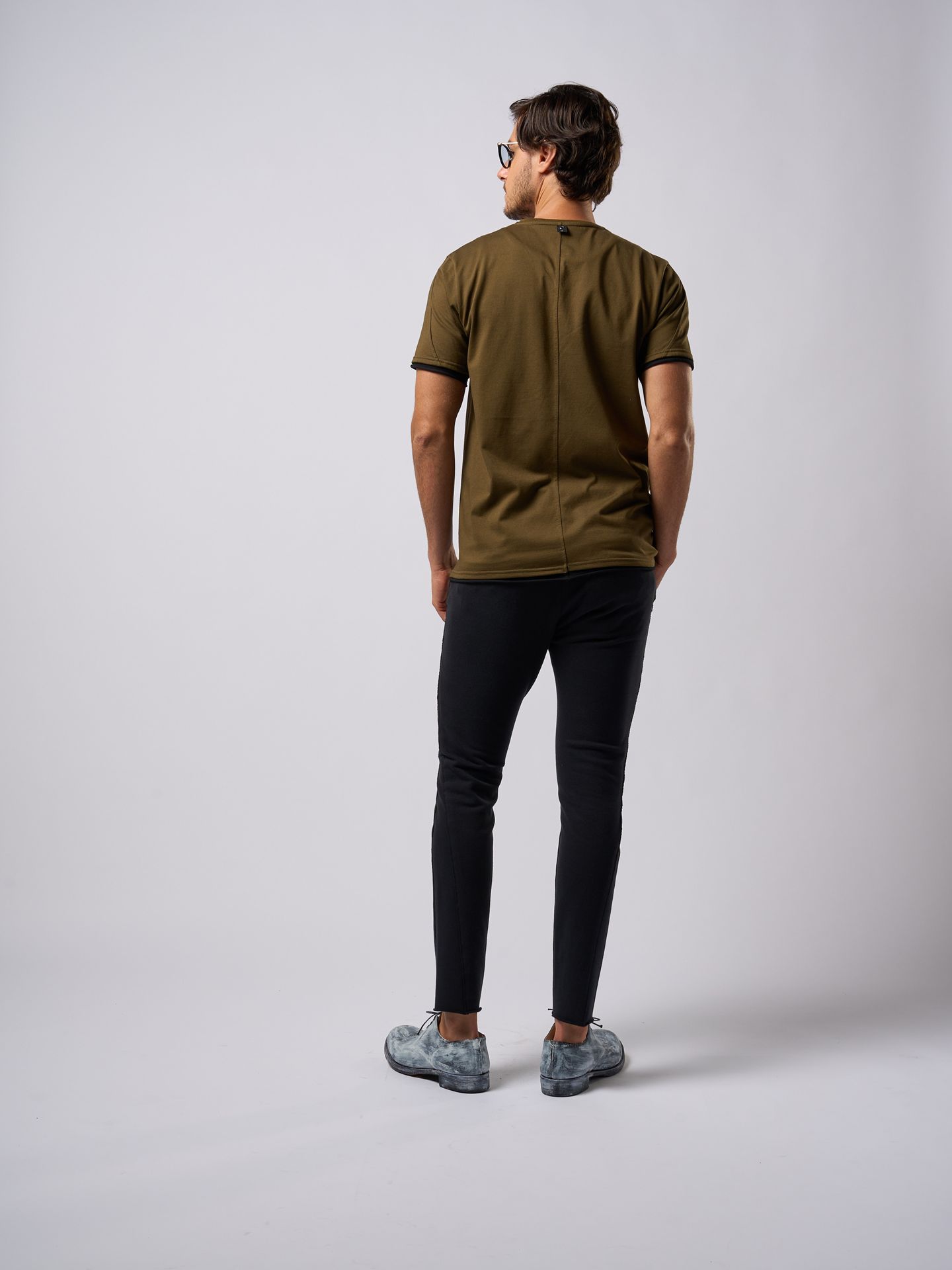 【予約品9月19日 10時締め】 jersey seam pants / イージーパンツ / ブラック