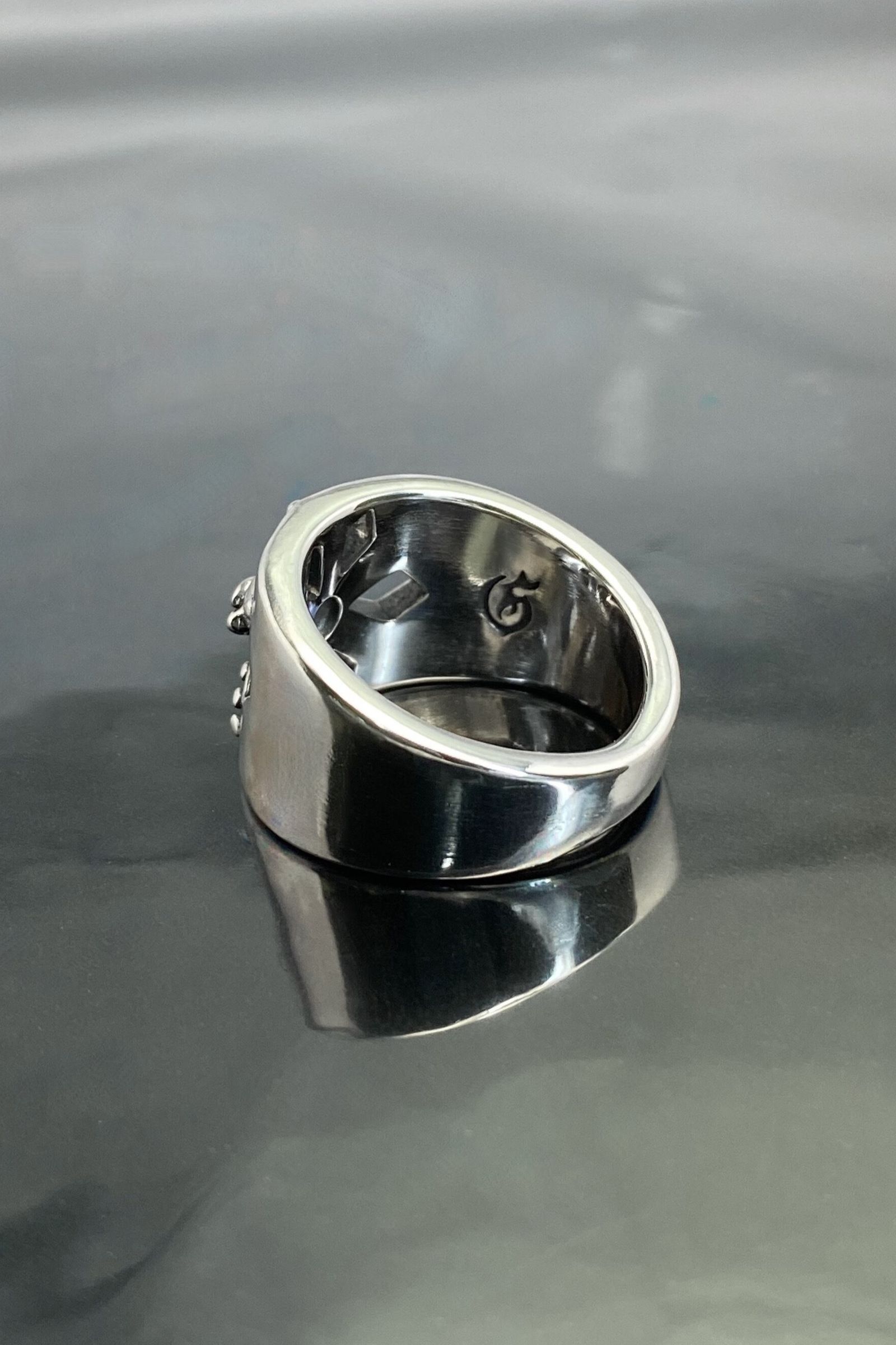 《受注生産》 STUD RING [F] HEART リング 【注文から2-3週間後入荷予定】