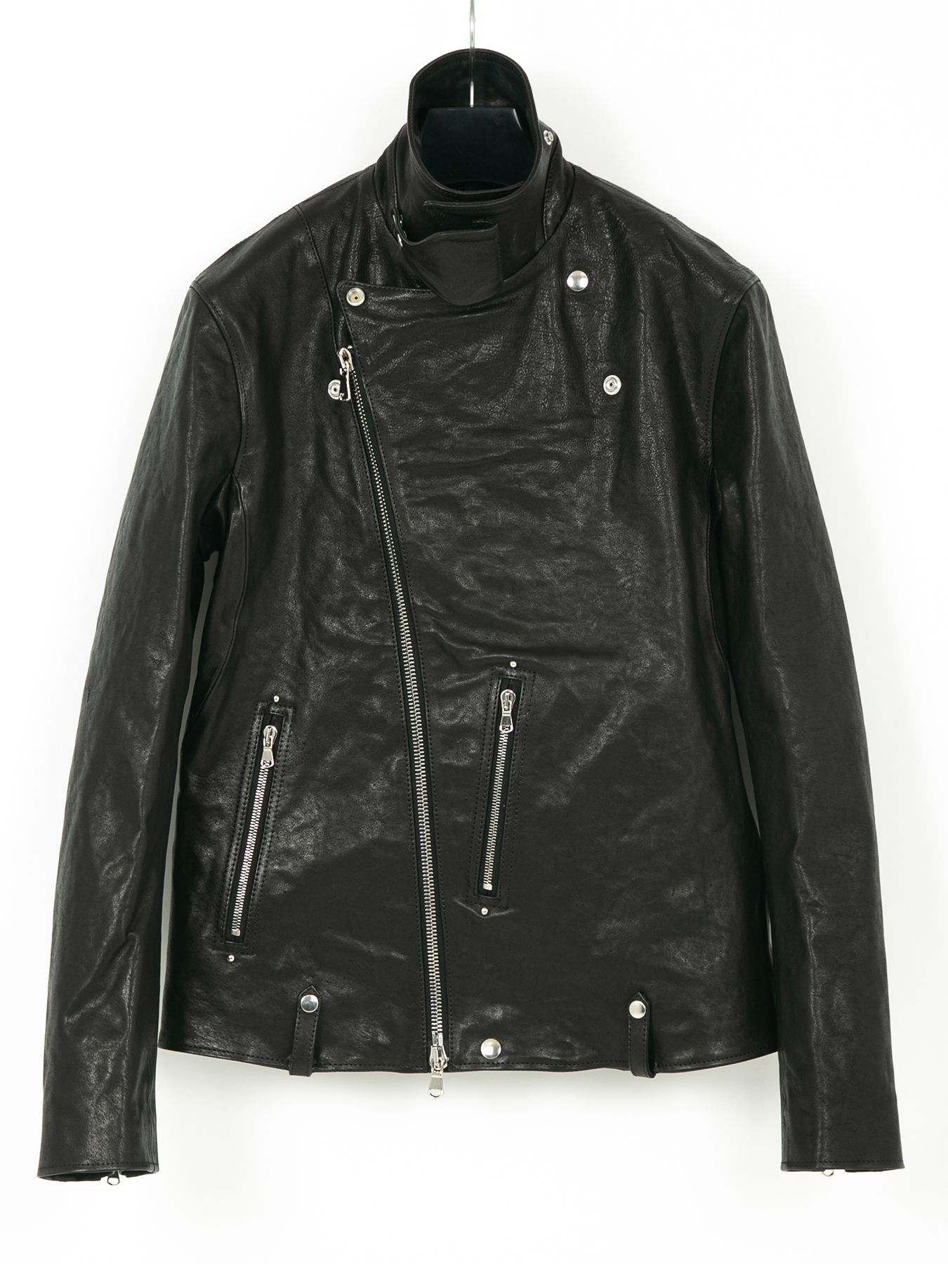 【予約品 4月6日(月) 締切】Pit Vegetable Full Tanned Shrunken Horsehide Double Riders / フルタンニン ピット鞣し シュリンクホースハイド ダブルライダース / HI-FLYER