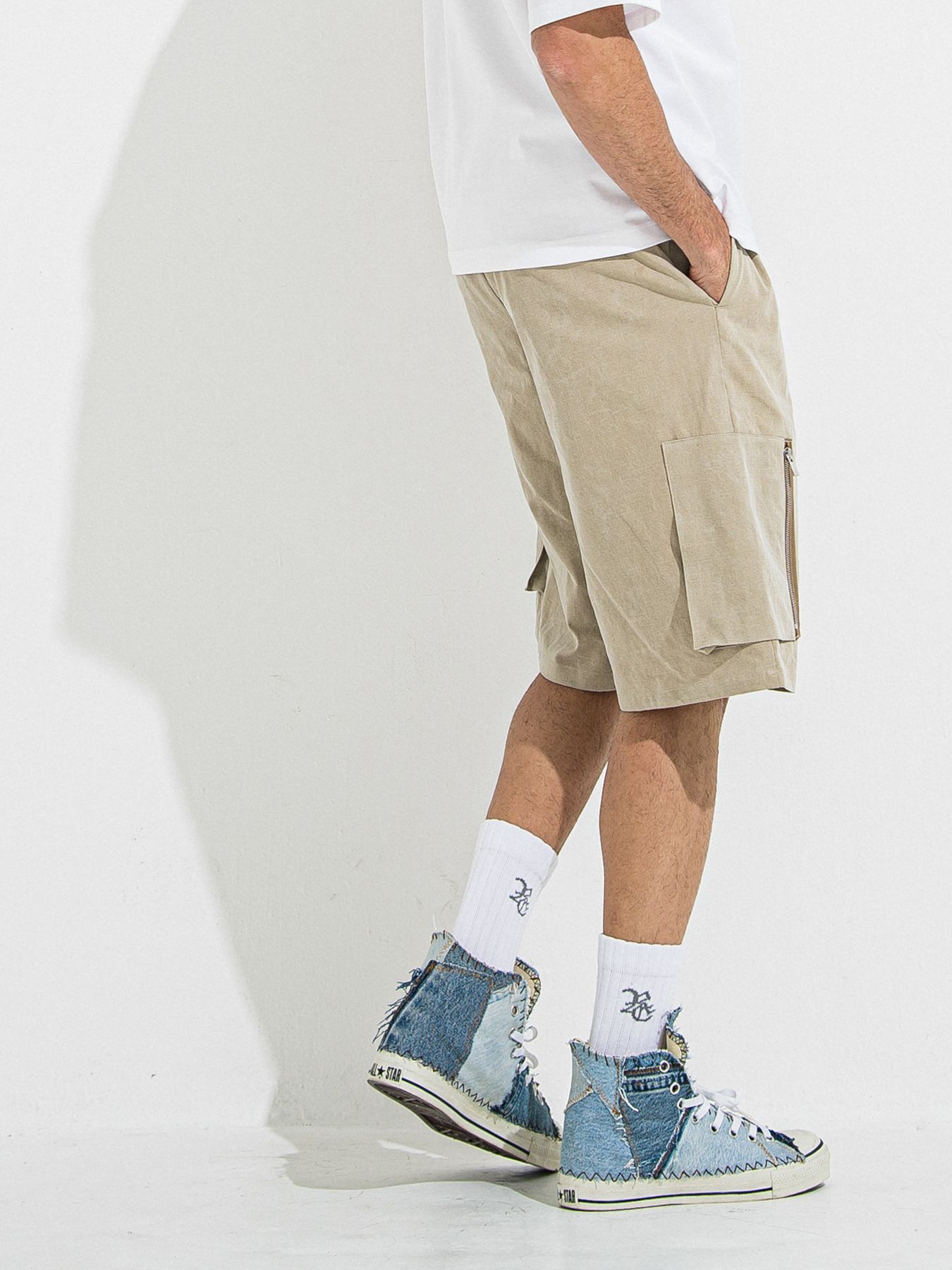 【予約品 】DAVID CARGO HALF PANTS / デヴィッドカーゴハーフパンツ / ヴィンテージベージュ