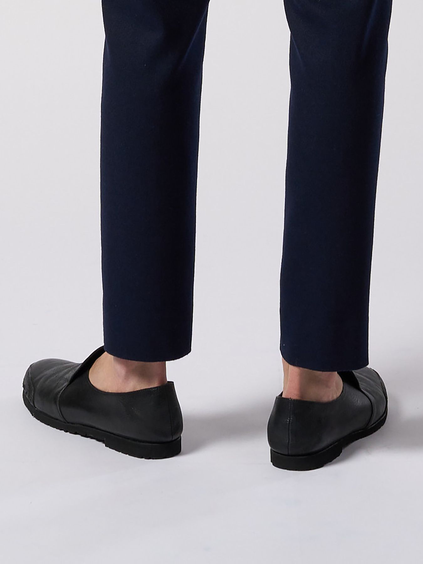 【予約品 4月19日(日) 18時締切】combination slip-on shoes / カーフレザー コンビネーション スリッポン シューズ / ブラック