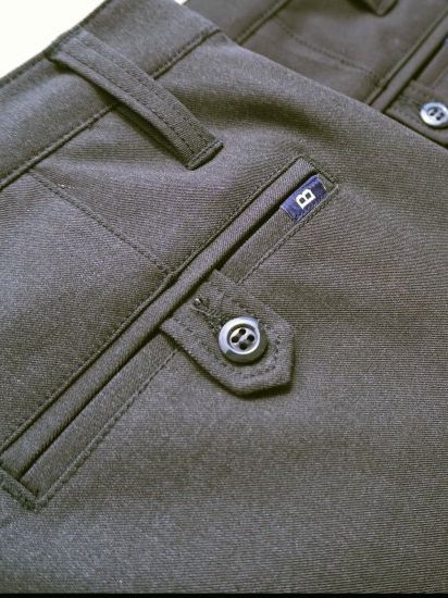 TC オフィサーパンツ 2タックチャコールグレーmade in Japan 【BROOKYM OVERALL】