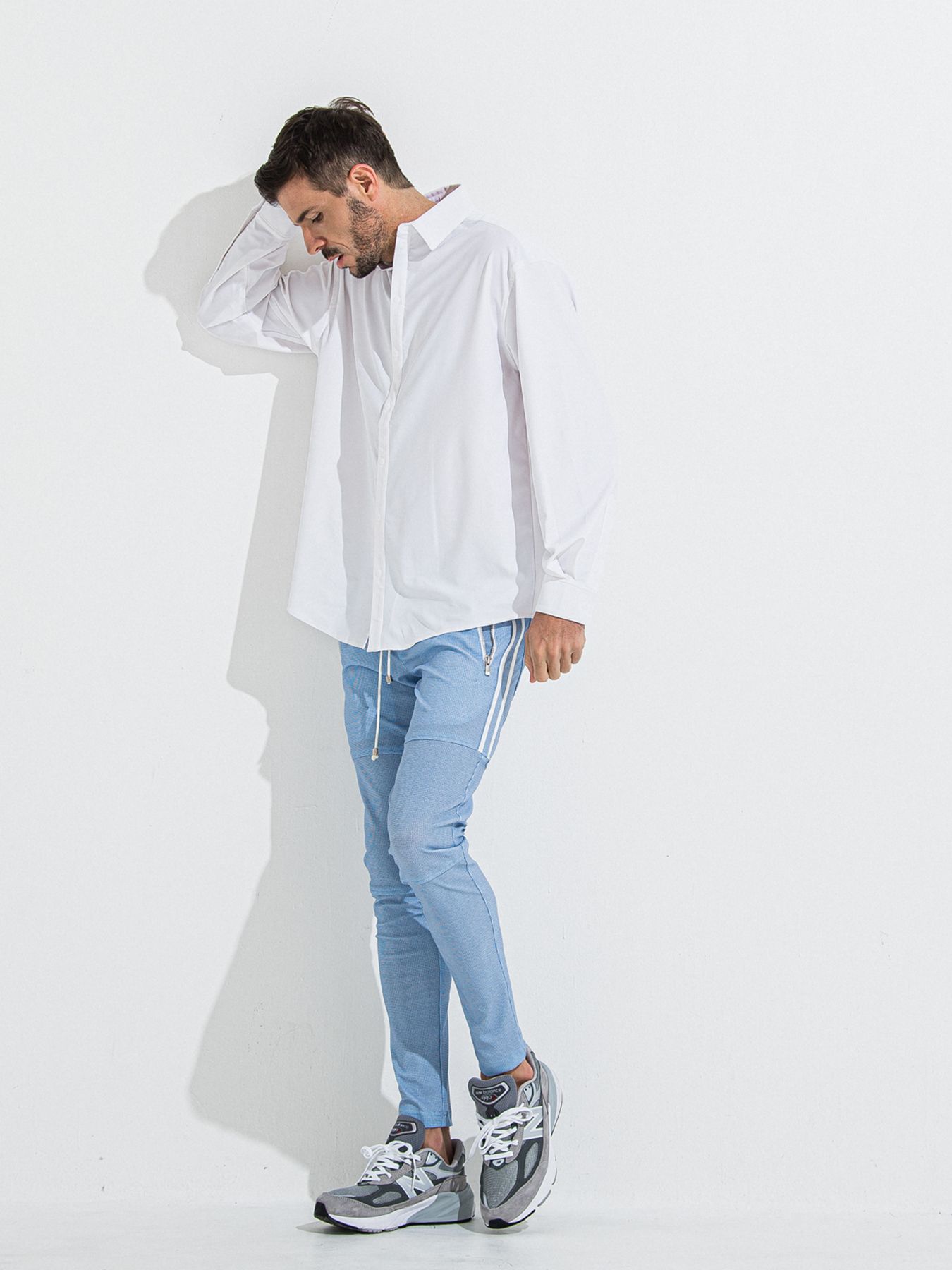 【予約品 】Johnson LINE PT / ジョンソンラインパンツ / チェックサックス