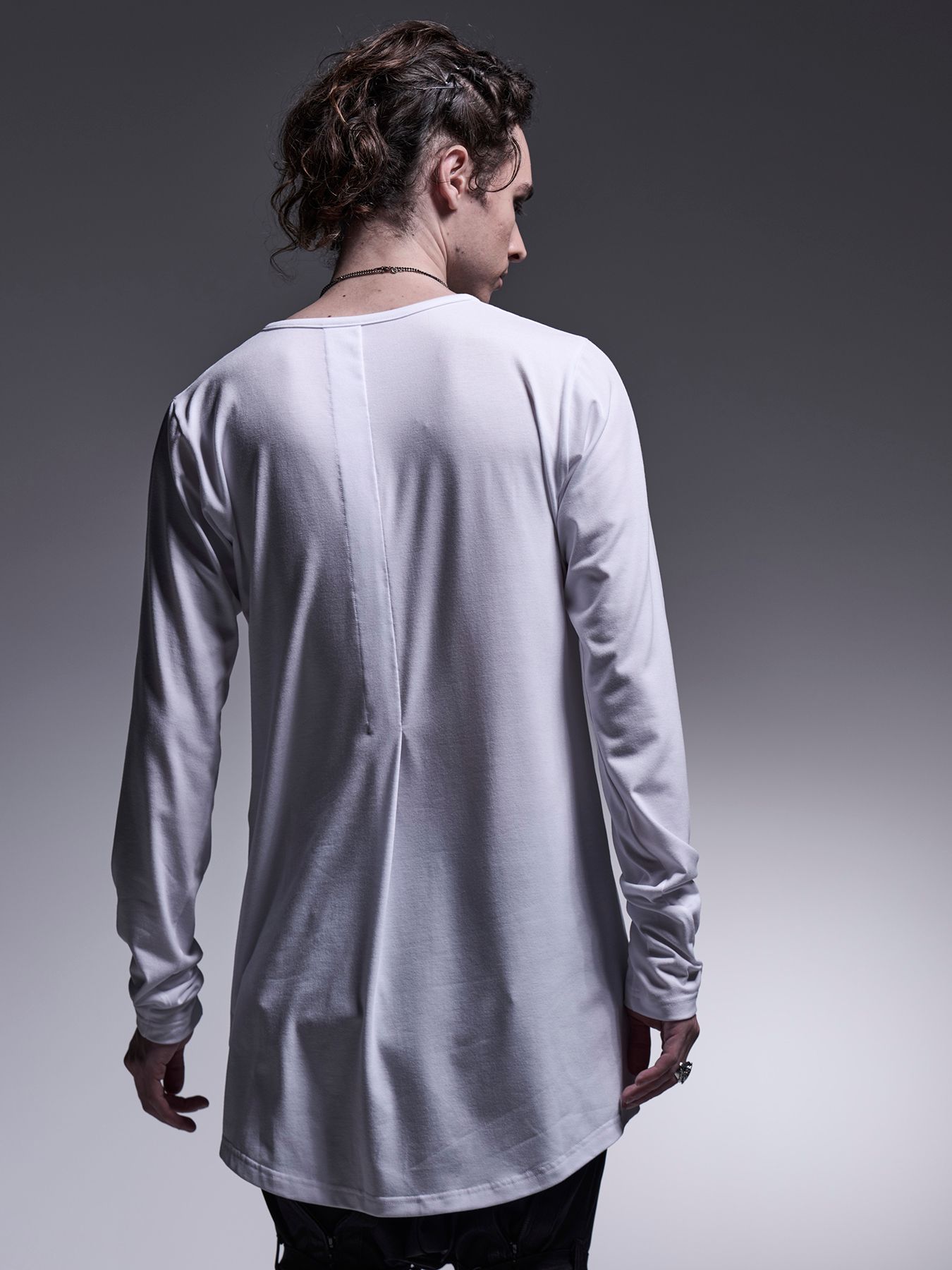 【予約品 7月13日(日) 締切】Cut Tuck T-Shirt / カットタックTシャツ / ホワイト