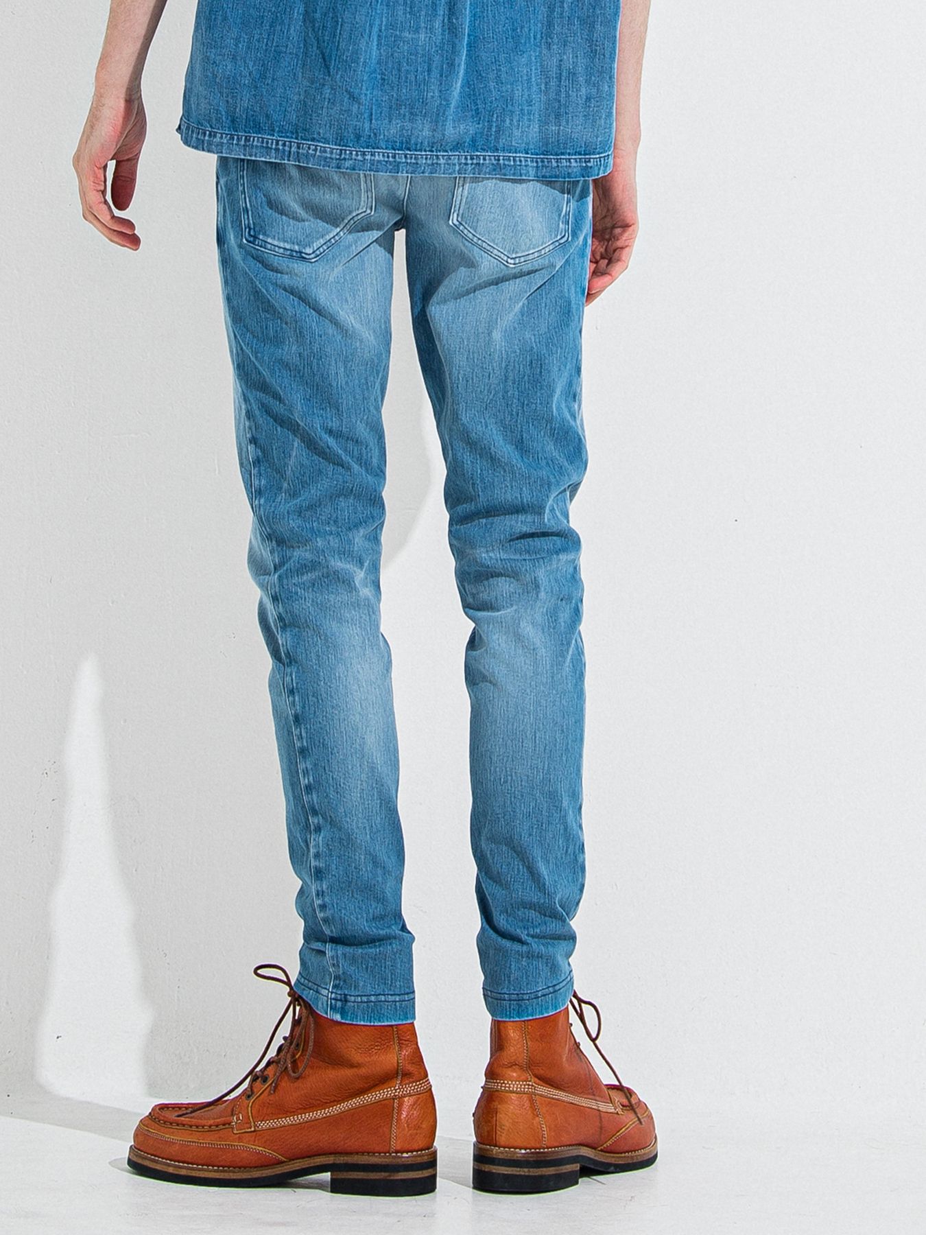 【予約品 】DENIM JERSEY CHRIS EASY TUCK PT / デニムジャージクリスイージータックパンツ / ライトインディゴ