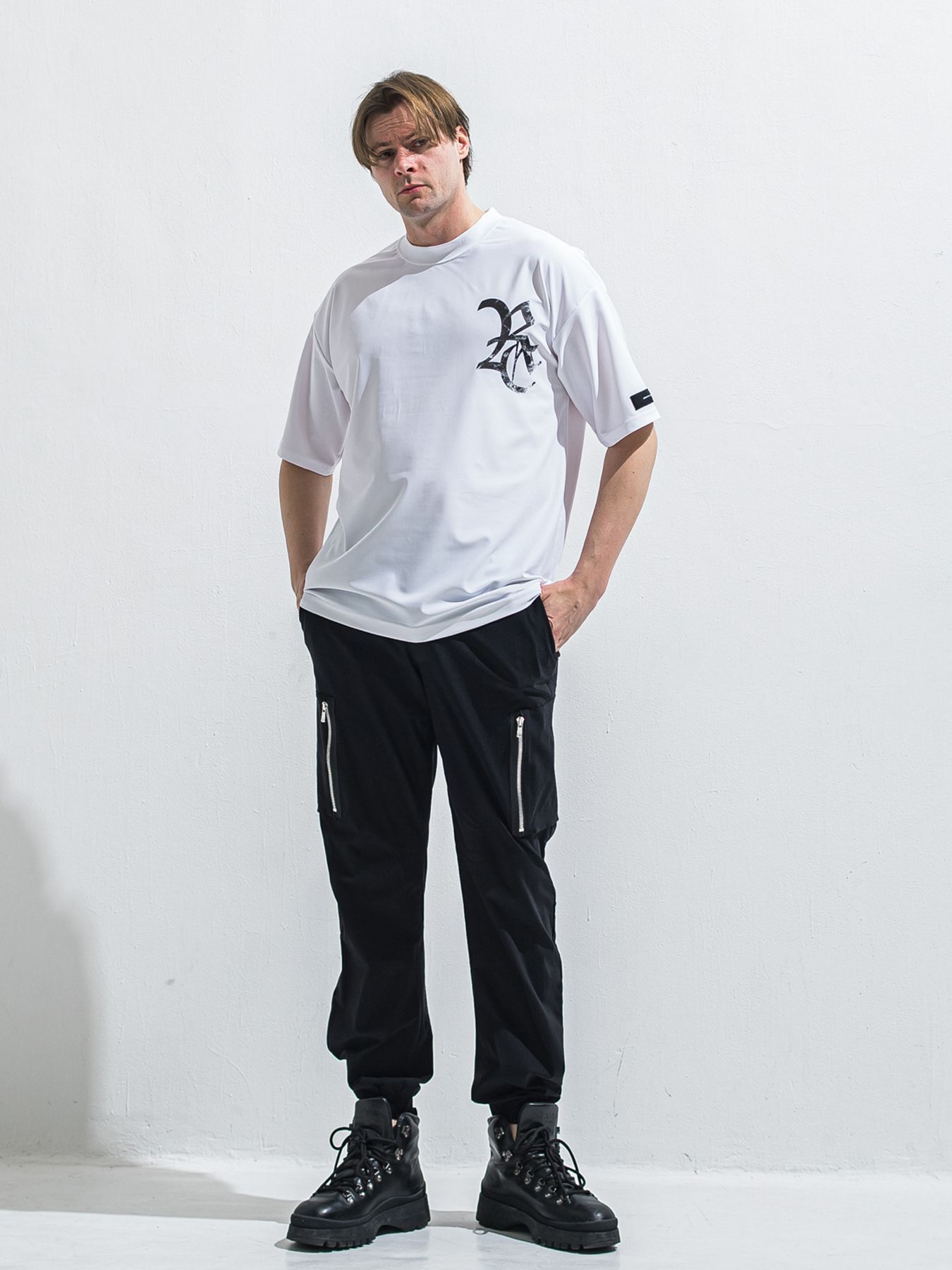 【予約品 2月15日(日) 18:00 締切】DAVID NYLON CARGO PANTS/ ミリタリーナイロンカーゴパンツ / ブラック