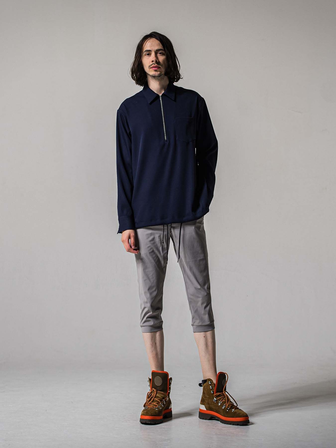 【予約品 11月16日(日) 締切】RE CROPPED PT / ナイロン イージークロップドパンツ / グレー