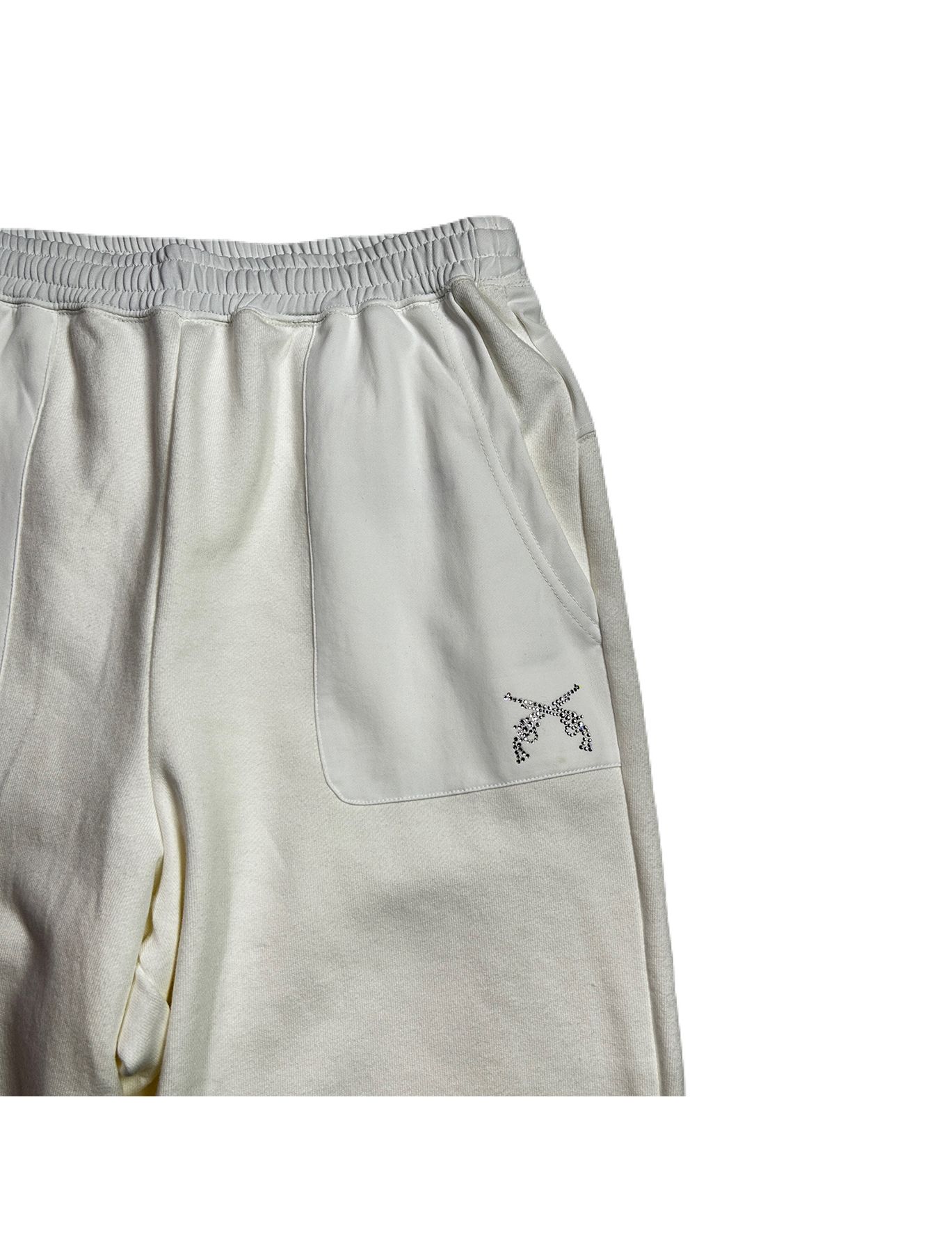 【予約品 8月10日(日) 締切 】WOMENS SWEAT PANTS CRY / スウェットパンツ / オフホワイト×クリアクリスタル
