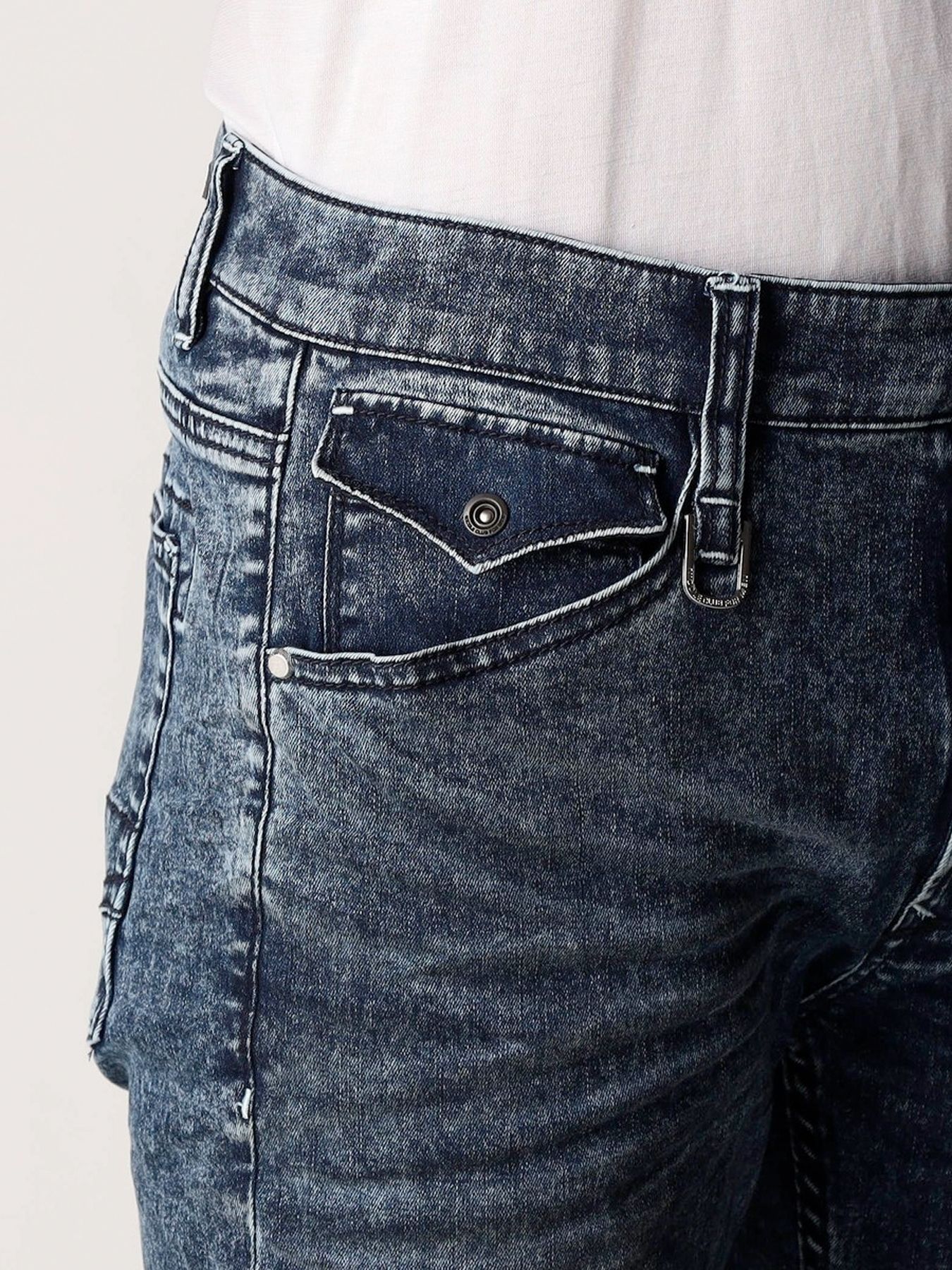 8分丈アラカルト5ポケットパンツ / ネイビー【NICOLE CLUB FOR MEN】