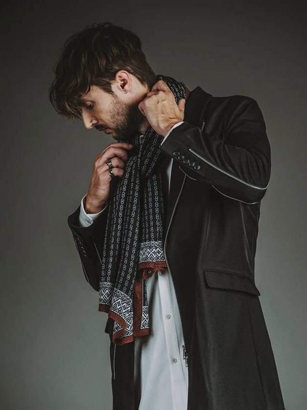 チェーンモチーフストール 857777-367Z【NO ID.】