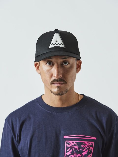 (予約品5月8日18時締め)  A Logo Cap / ロゴキャップ / ブラック 【Acanthus×muta】 9月上旬頃入荷予定