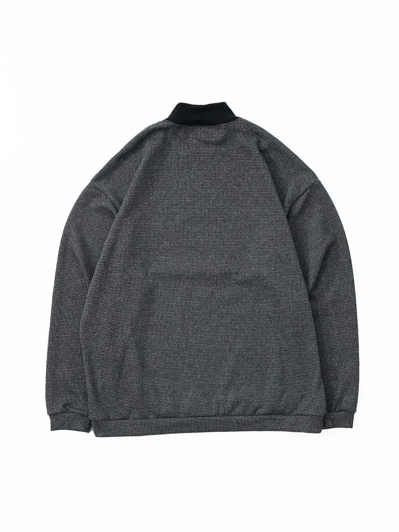 【予約品】 LUXEWEAVE / ハイネック / 千鳥グレー