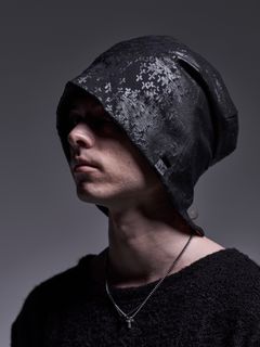 【予約品 】フリースクロスドットプリントCap / キャップ / ブラック