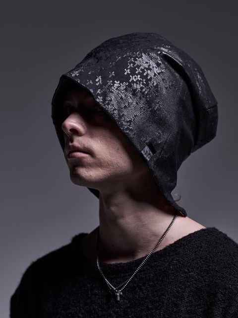 【予約品 】フリースクロスドットプリントCap / キャップ / ブラック