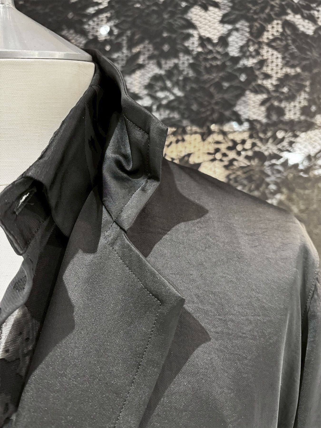 【予約品 1月4日(日) 締切】Flare Shirts Jacket / フレアシャツジャケット / ブラック