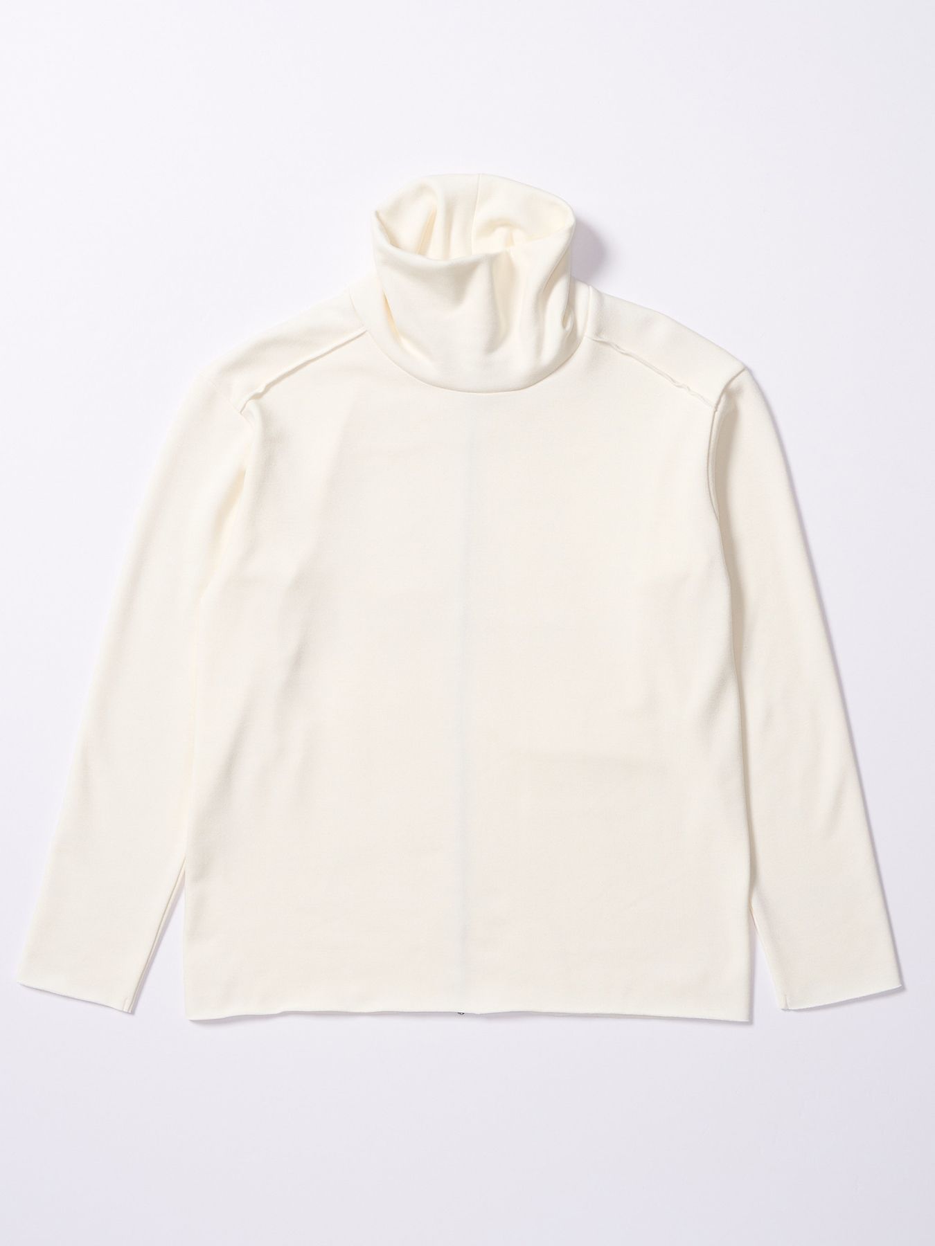 【予約品 4月19日(日) 18時締切】back boa cut-off highneck / バックボア カットオフ ハイネック/ ホワイト