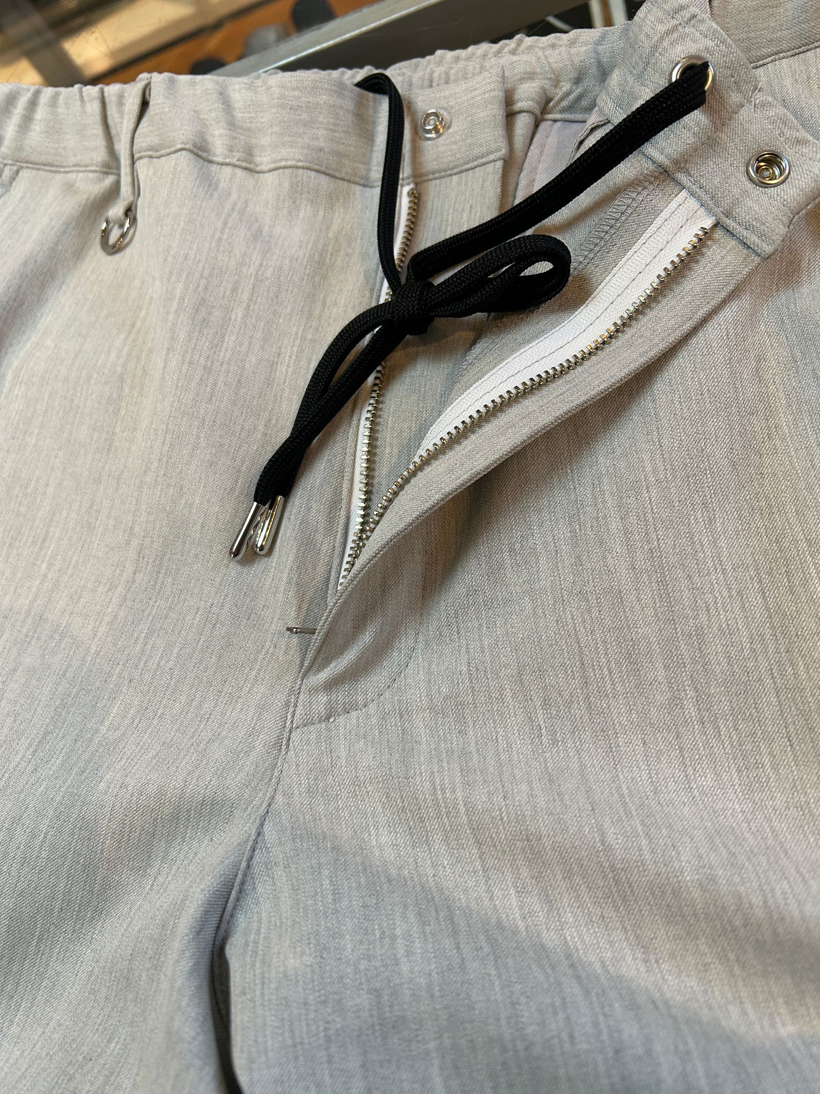 PAT WIDE EASY PANTS / パット ワイドイージーパンツ / グレー