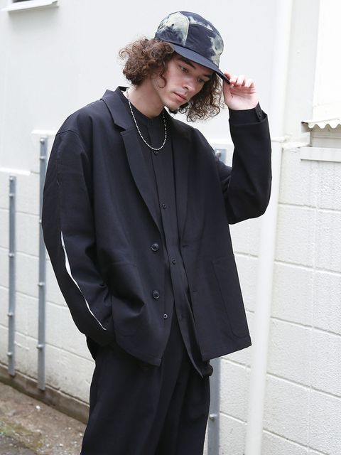 UNTRAD JACKET / ブラック×ホワイト【QUOLT】