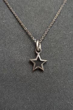 STAR CHARM PENDANT / SV925.BK