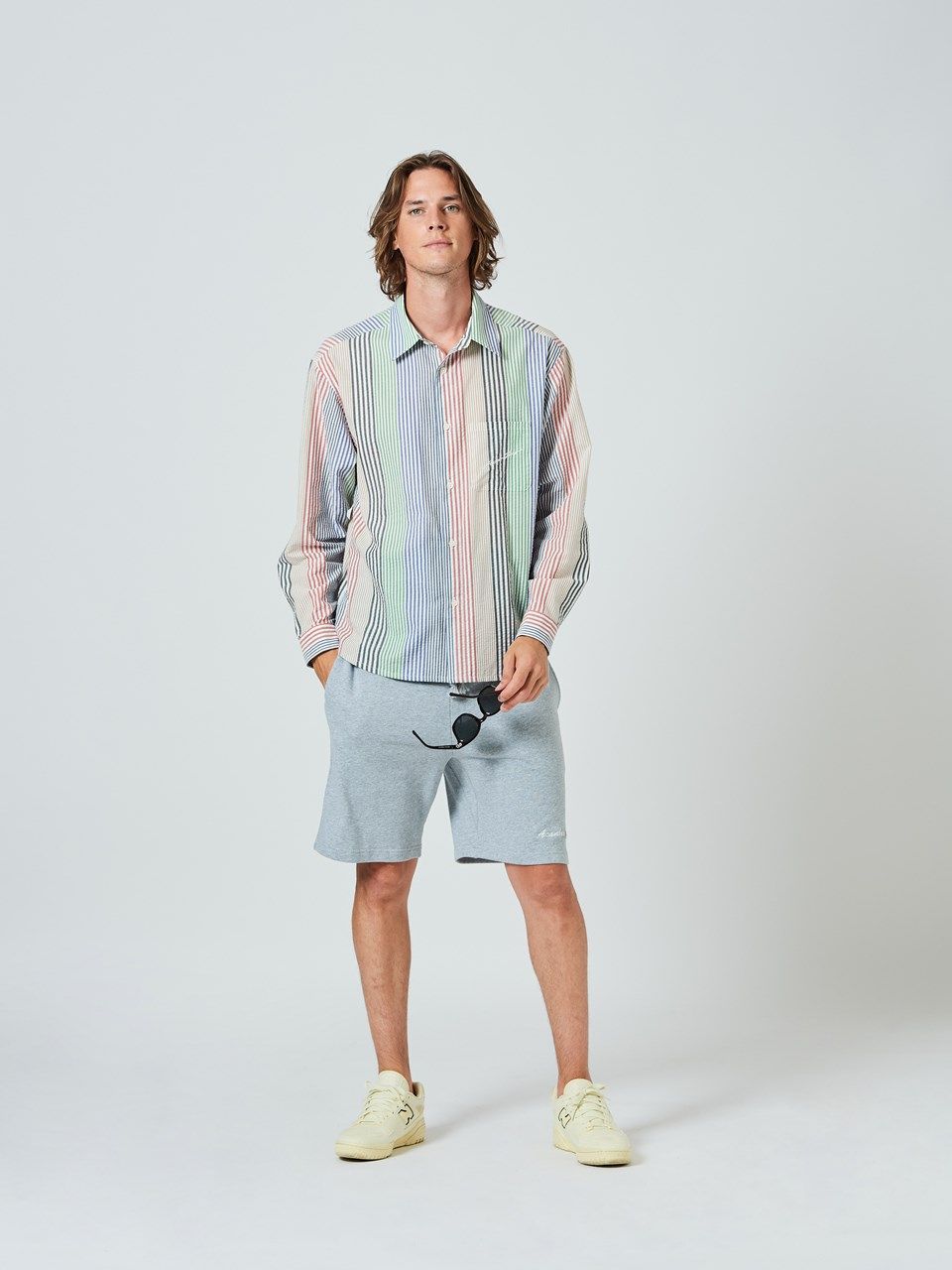 (予約品2023年10月19日18時締め) Random Stripe Shirts Jacket / シャツジャケット / MULTI