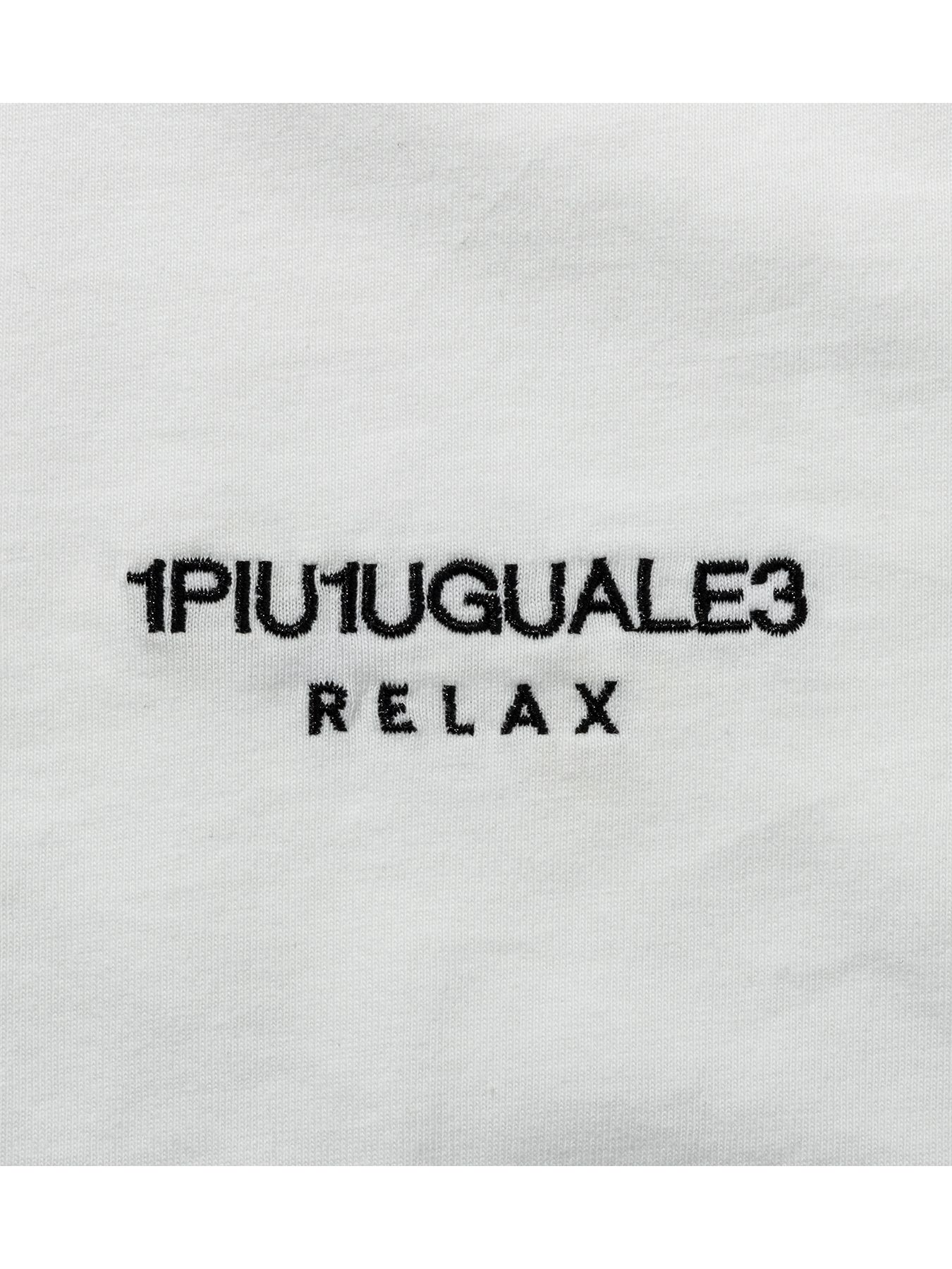 スヌーピー コラボ 長袖Tシャツ / ホワイト ラインストーン【PEANUTS × 1PIU1UGUALE3 RELAX】