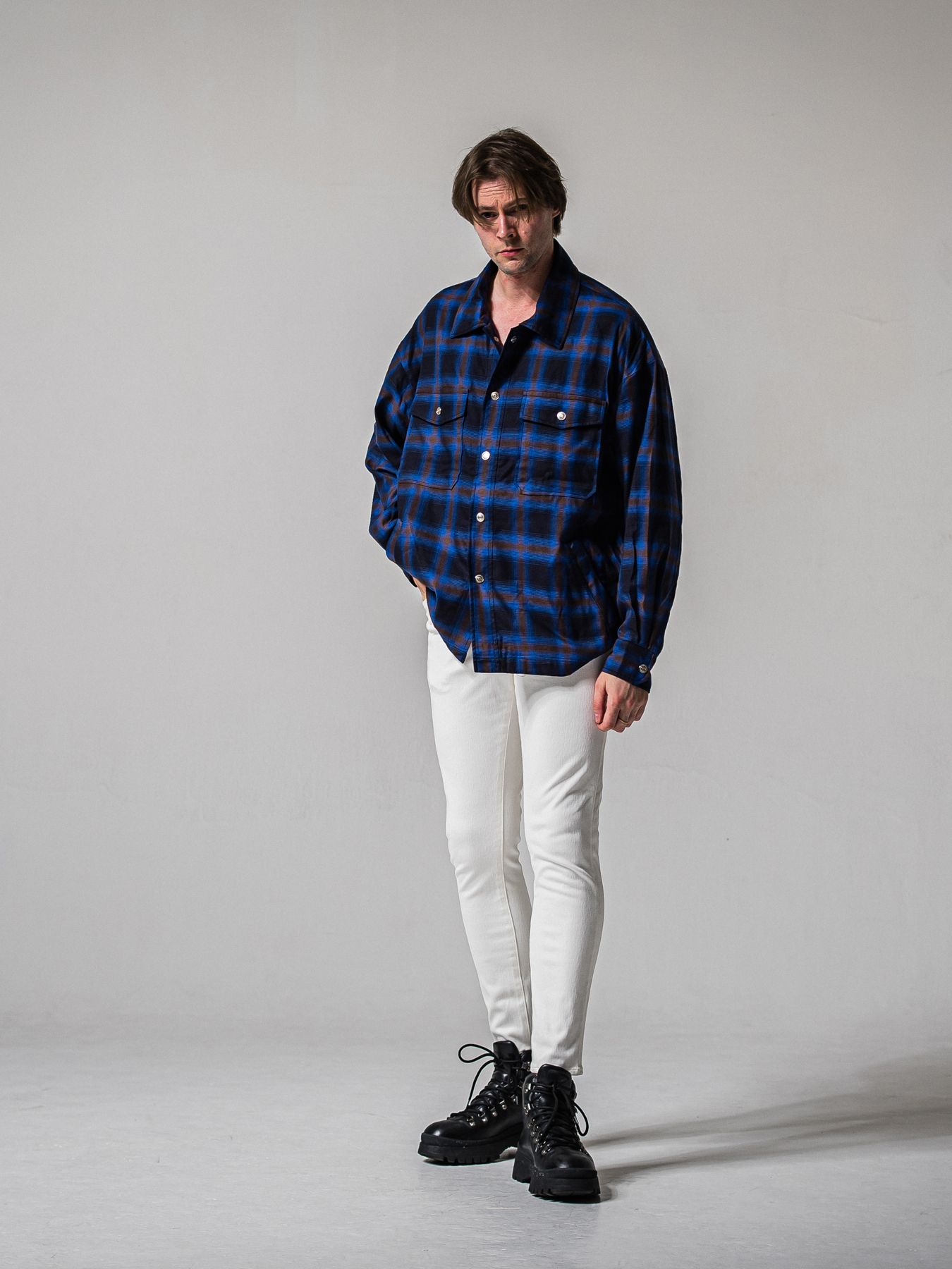 【予約品 11月16日(日) 締切】MICK DENIM JERSEY / ミック デニムジャージ / ホワイト