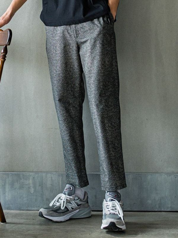 《予約品3月3日18：00締め》 PAT WIDE EASY PANTS / イージーパンツ / グレーブラック