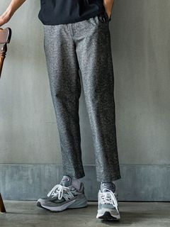 《予約品3月3日18：00締め》 PAT WIDE EASY PANTS / イージーパンツ / グレーブラック