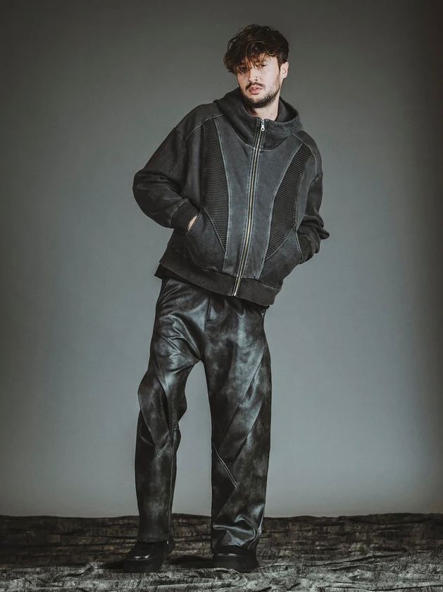 チェンジングニットフーデッドブルゾン 857010-360B / グレー【NO ID.】