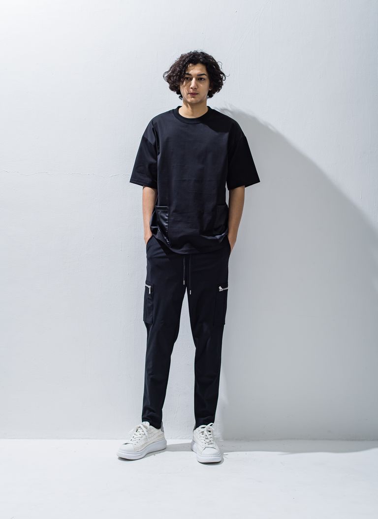 《予約》 SIDE POCKET TEE / サイドポケットTシャツ / ブラック 【RESOUND CLOTHING】 6月中旬以降入荷予定