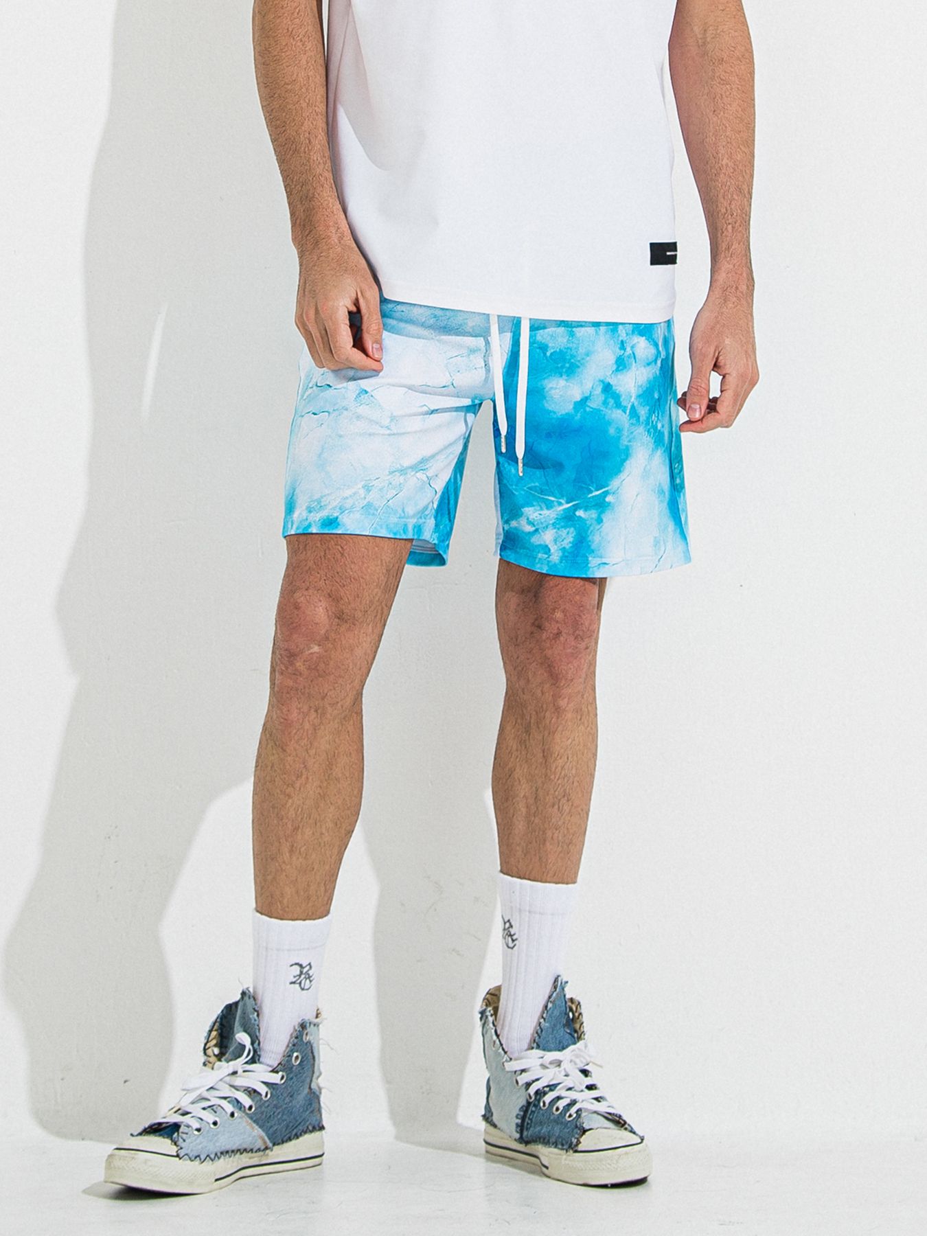 【予約品 】RASH SHORTS / ラッシュガード ショーツ / マーブルブルー