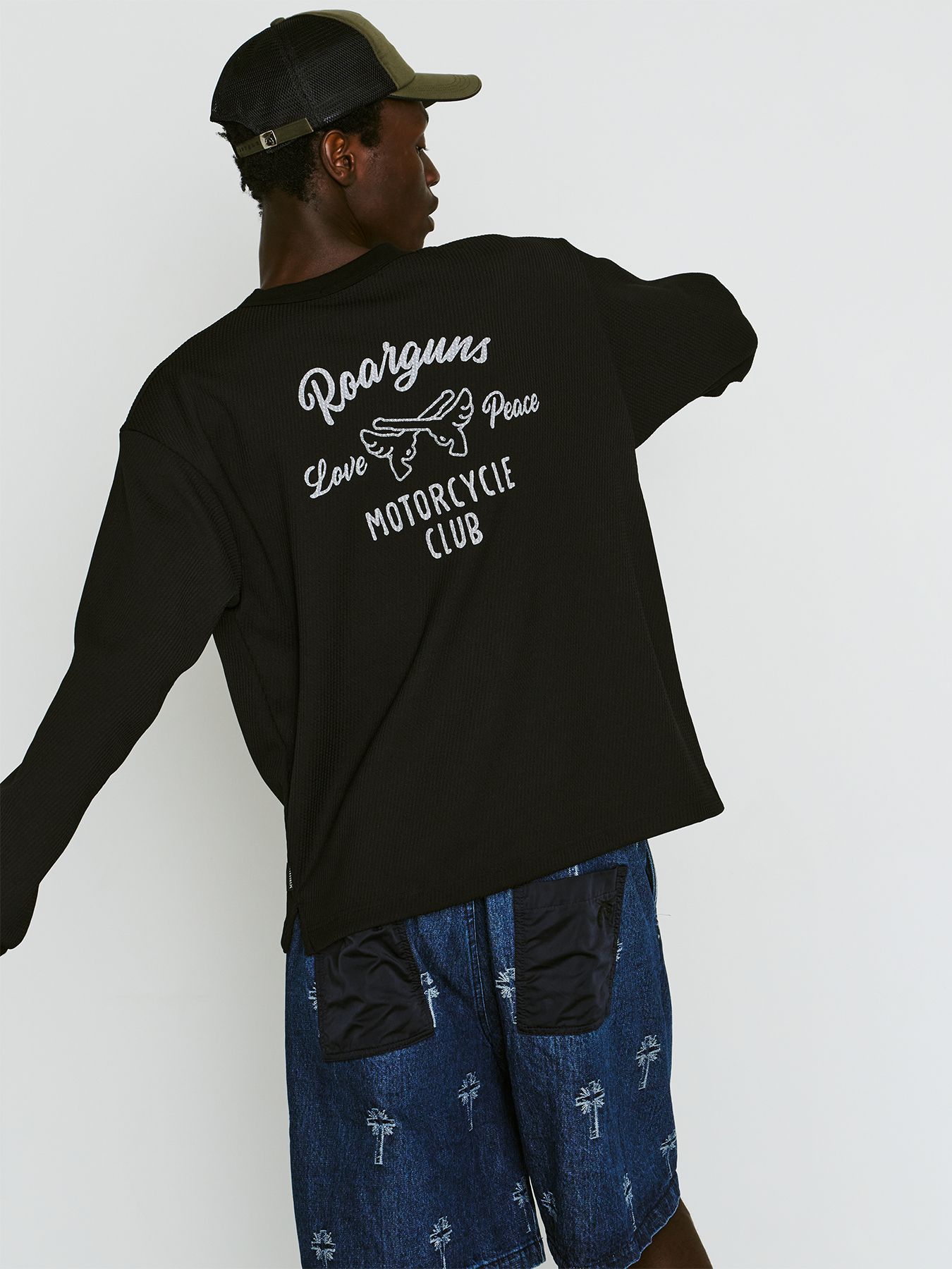 【予約品 8月10日(日) 締切 】CROSS JQ DENIM PT A / クロスジャガード デニムパンツ / クリスタル ブルー