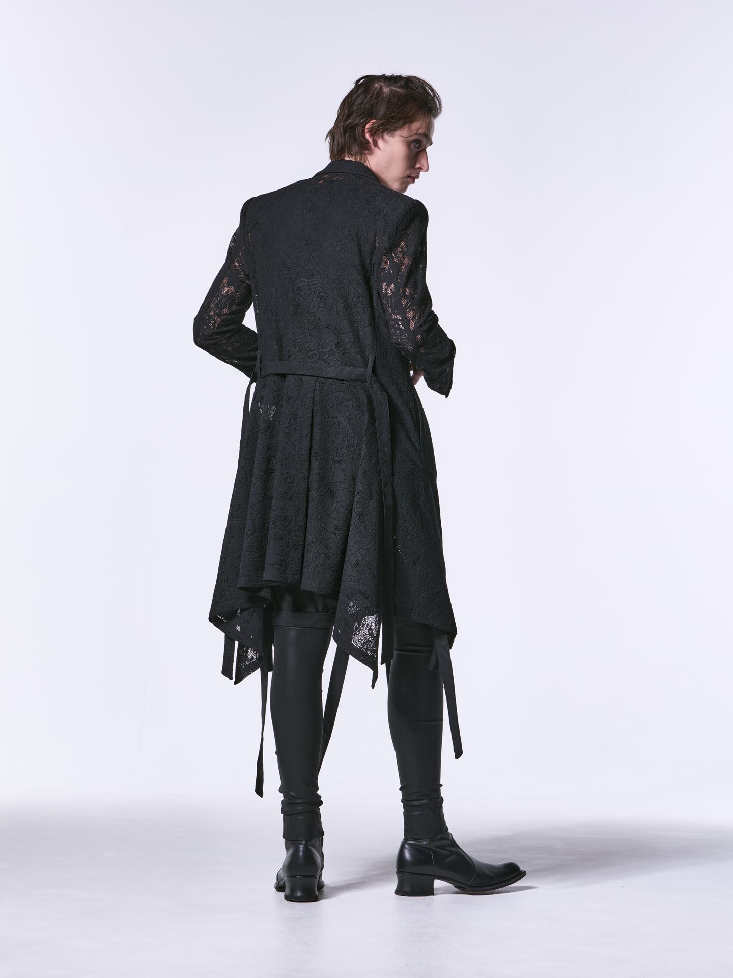 《予約品1月13日 10時締め》 FlareJacket / レースフレアジャケット / ブラック