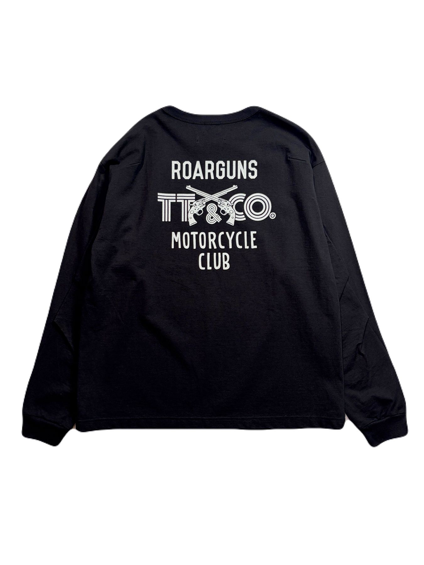 【予約品】TT&CO.コラボ - TT&CO. CROSSGUN / ロンT / ブラック
