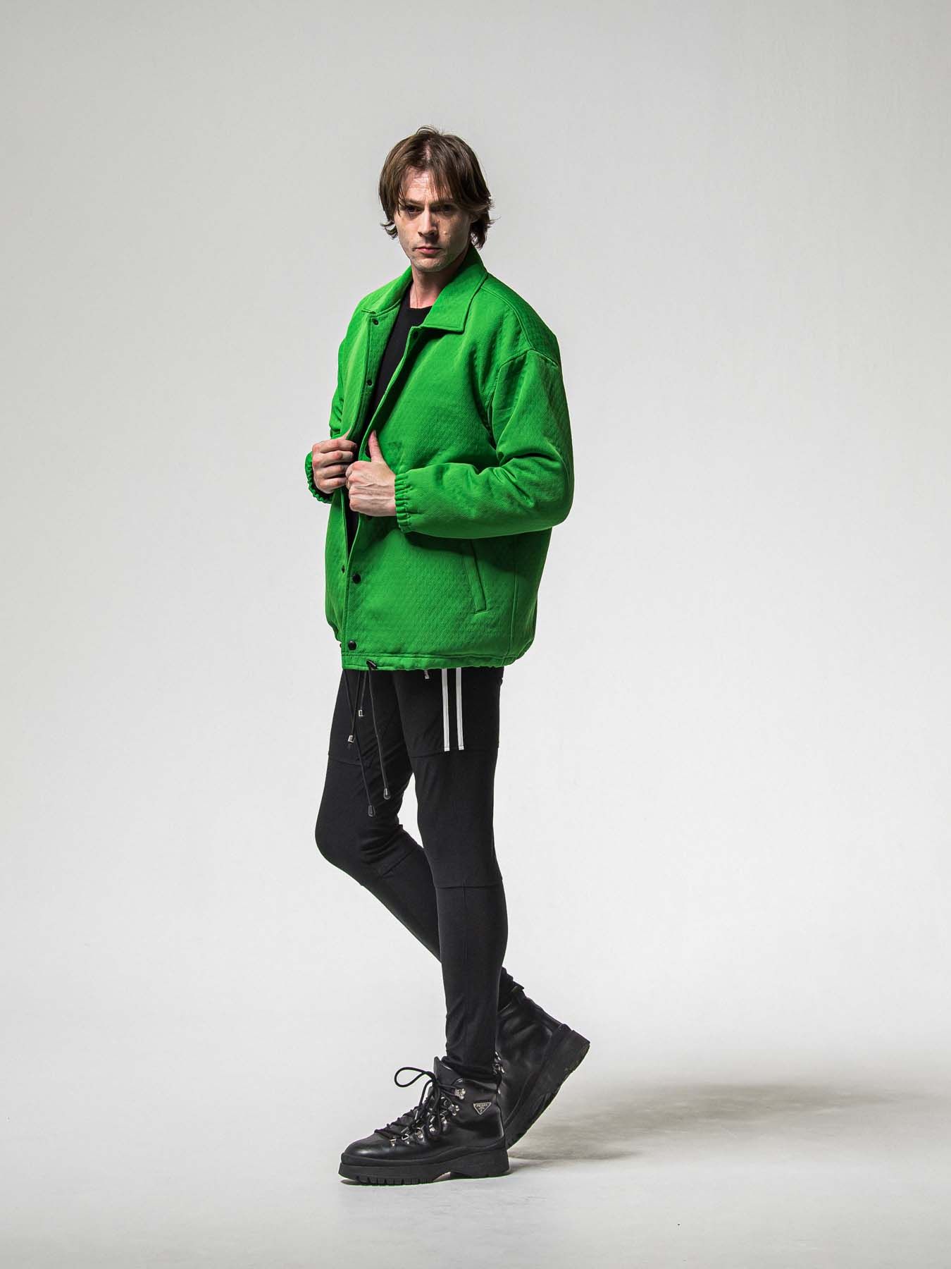 【予約品 8月31日(日) 締切】FUR COACH JK / ファーコーチジャケット / グリーン