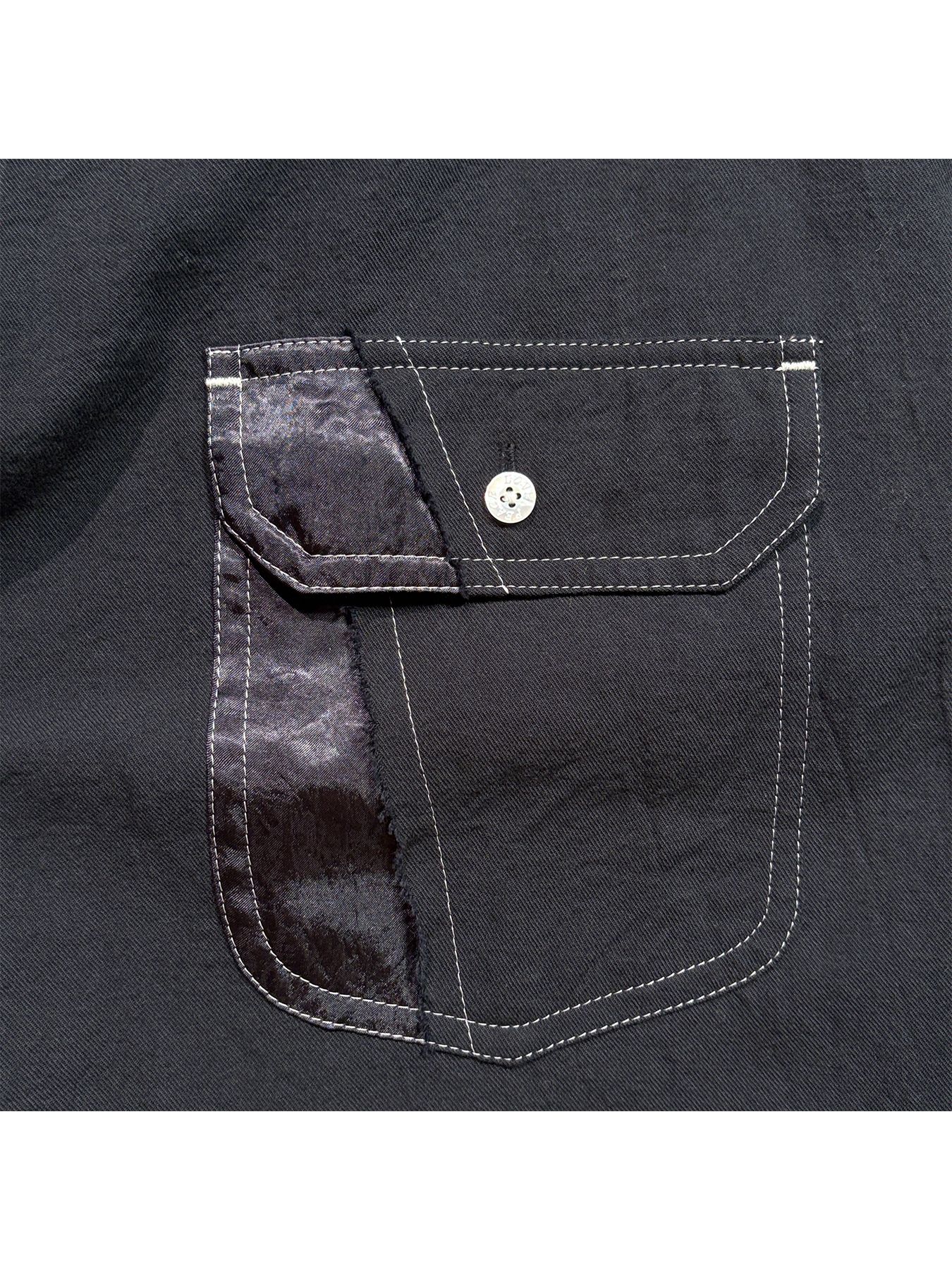 【予約品 8月23日(日) 締切】CO/W VIYELLA SHIRT / ブラック