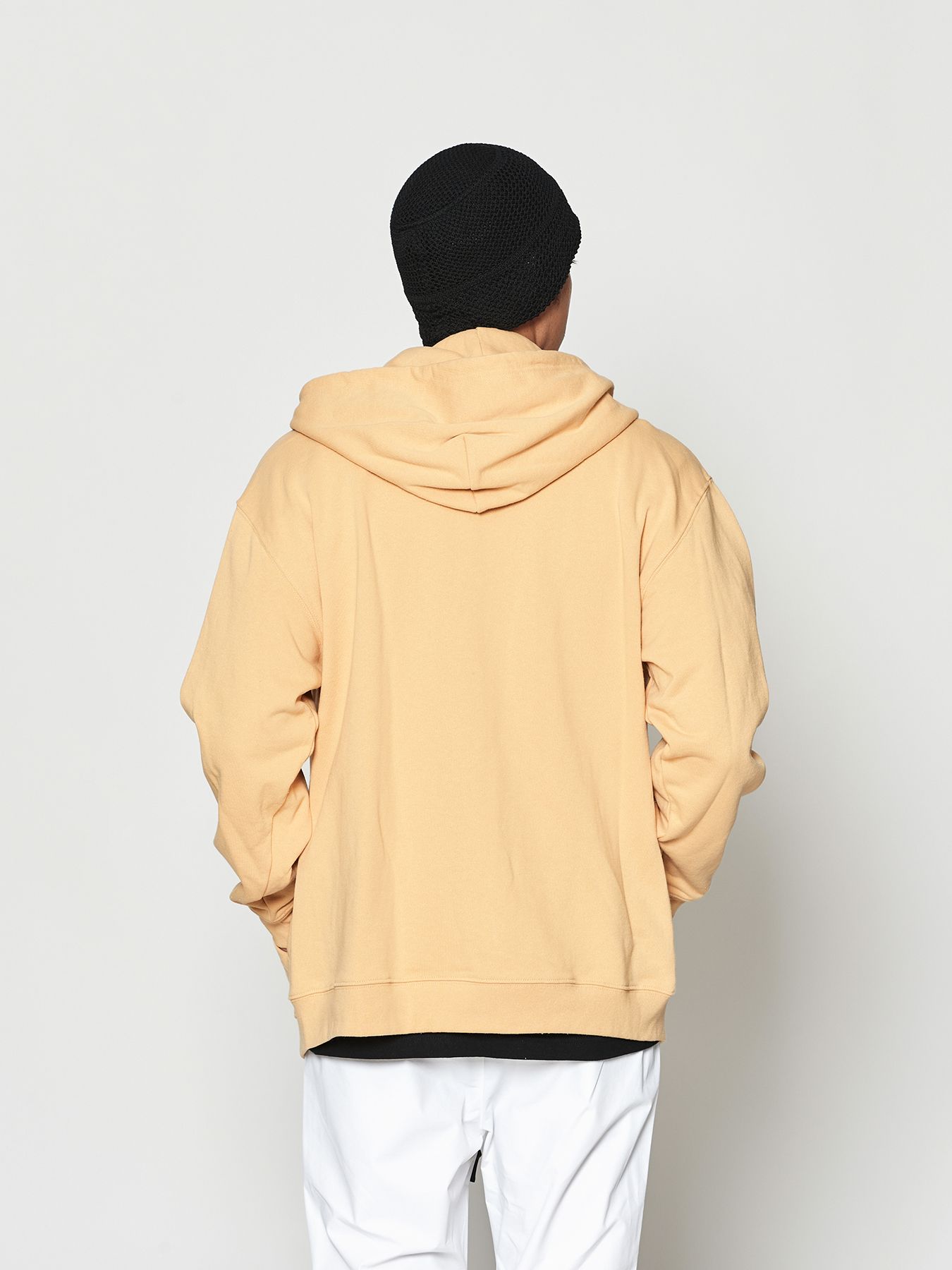 【予約品 10月9日(木) 締切】muta Arc Logo Zip Up Hooded Sweatshirt / ジップパーカー / イエロー【Acanthus × muta MARINE】