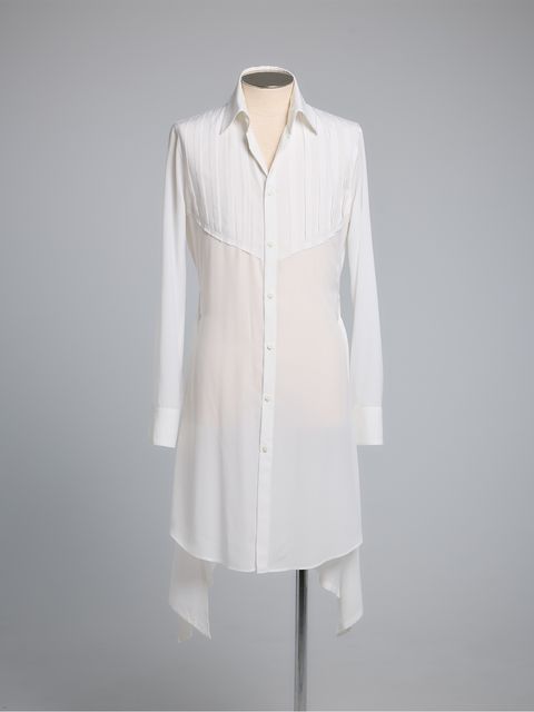 【予約品 5月18日(日) 締切】Pin Tuck Flare Shirt / ピンタックフレアシャツ / ホワイト