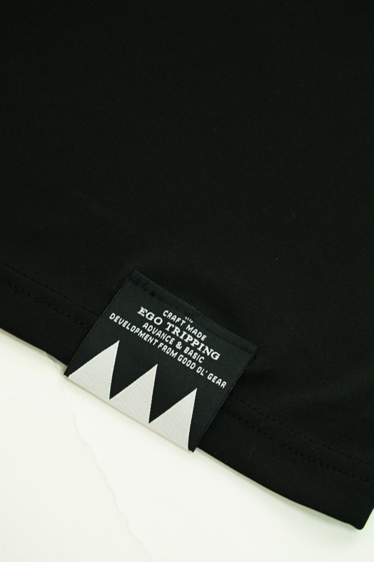 EGO TRIPPING TRAINING TEE スポーツウェア / 05:BK×WH 【EGO TRIPPING】