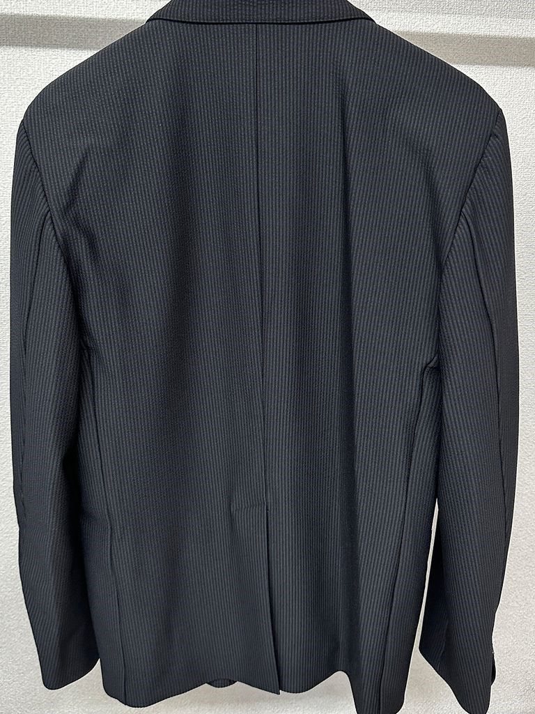 《予約品》 GARY JACKET / シアサッカー 2Bテーラードジャケット / ブラック