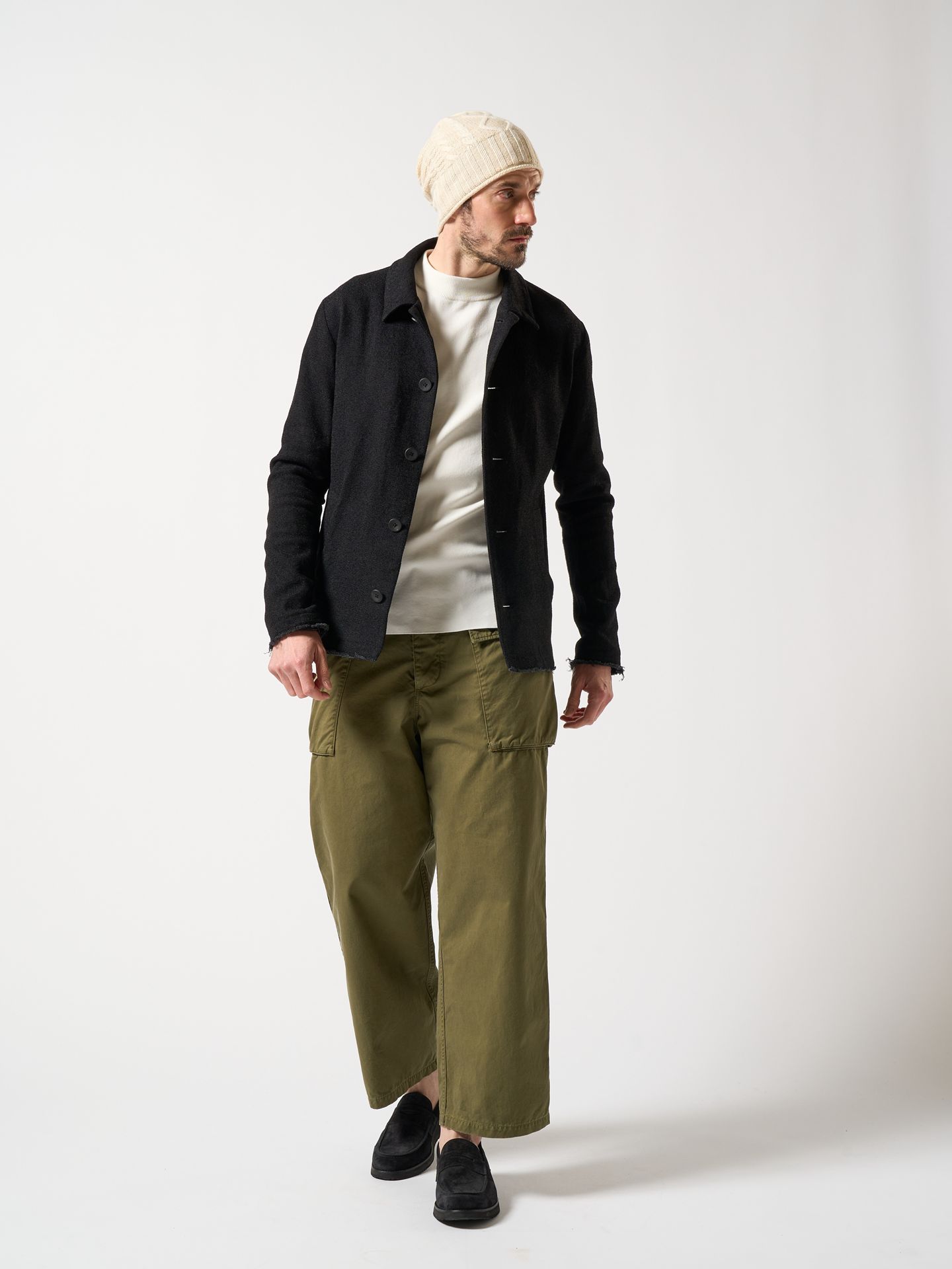 【予約品】 workers jacket / ブルゾン / ダークチャコール