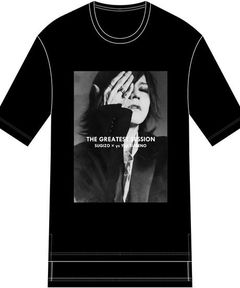 FIFTY FIFTY (フィフティフィフティ)220110102 / "SUGIZO" Special Session Print Hem Step Big Tee-BLACK