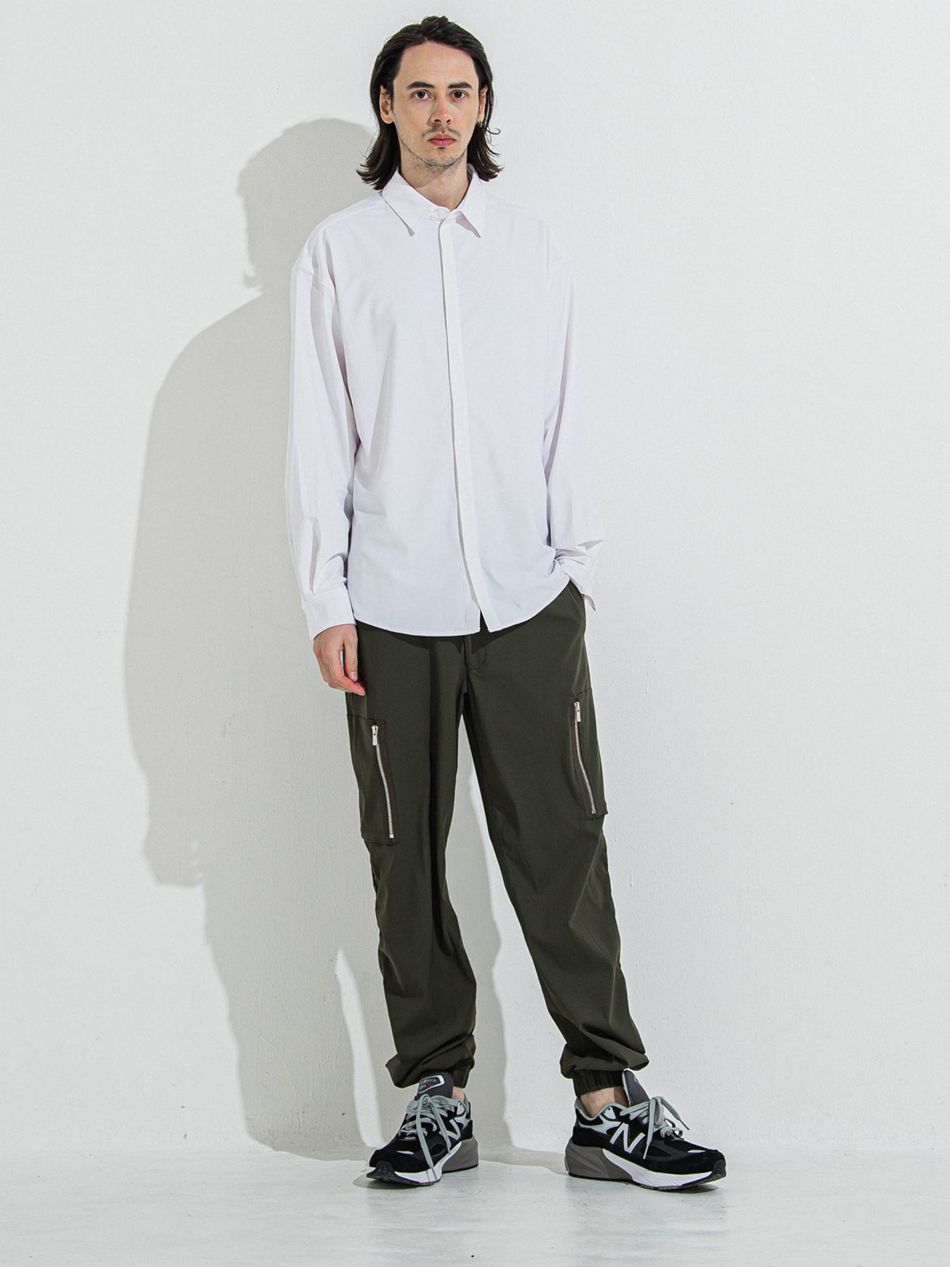 【予約品 】DAVID NYLON CARGO PANTS / デヴィッドナイロンカーゴパンツ / カーキ