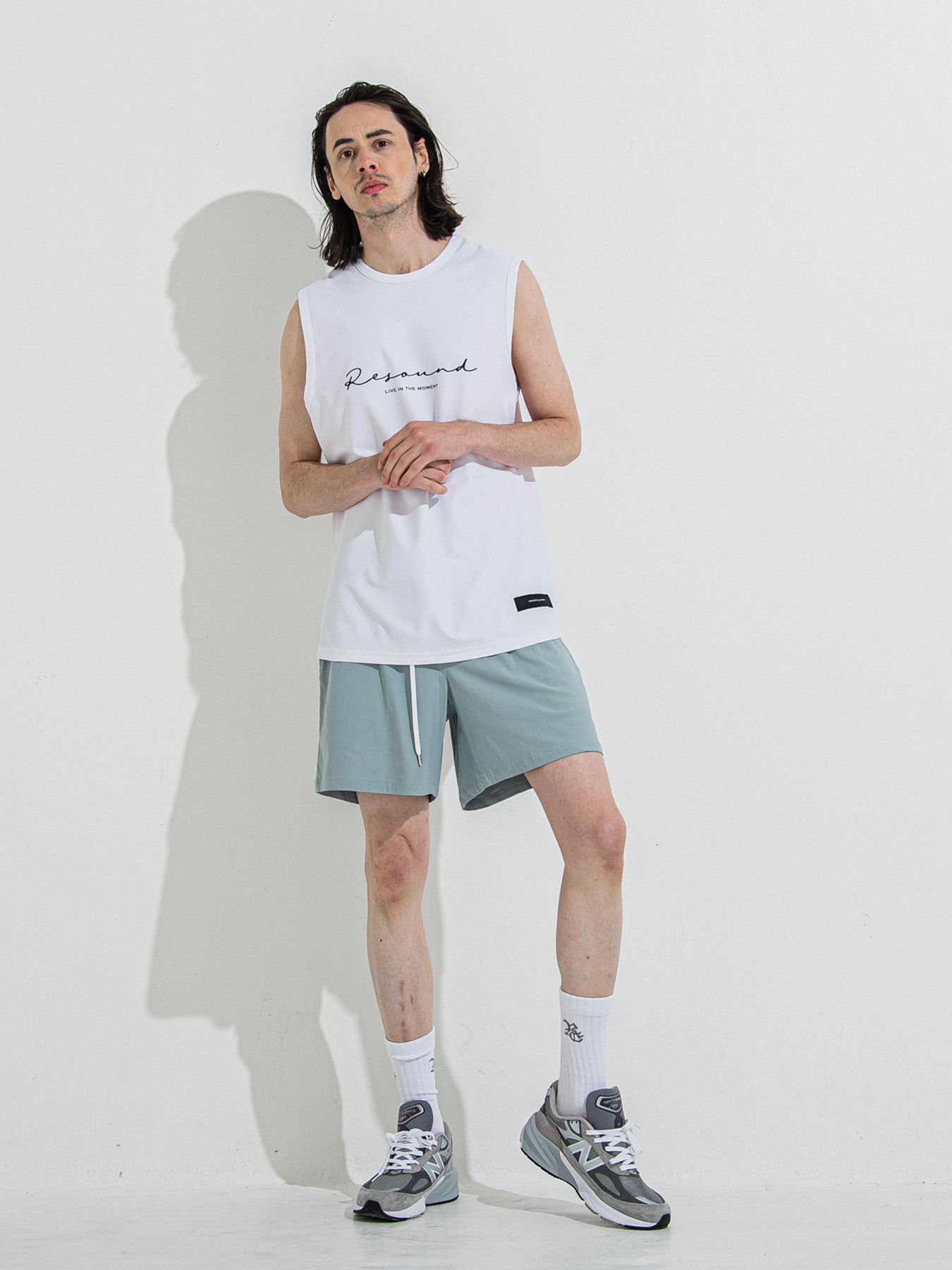 【予約品 】TV NYLON SHORTS / ティーヴィーナイロンショーツ / アクア