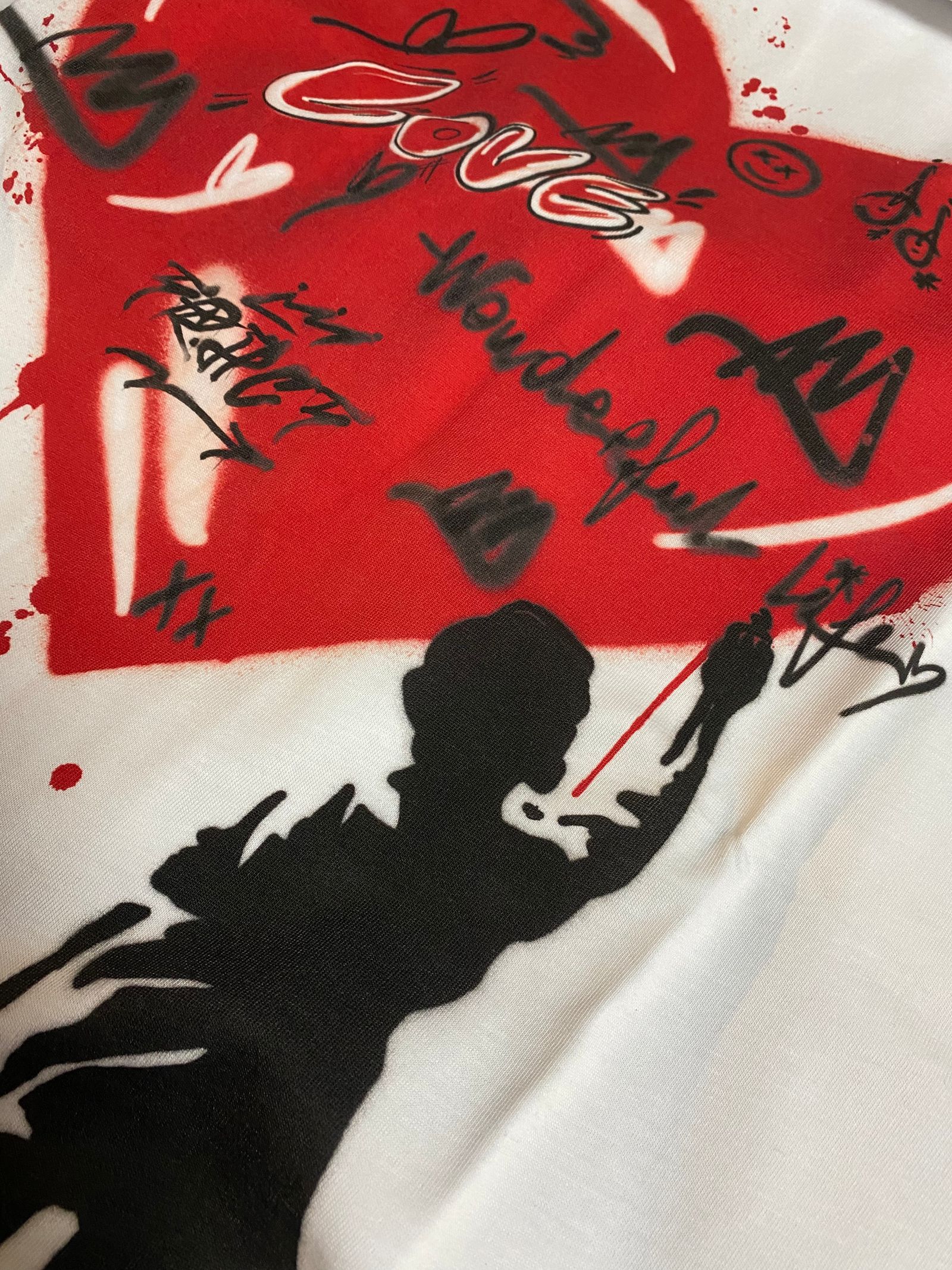 CHILDRENS LOVE T-Shirt ホワイトプリントTシャツ(TR220M)【Tract】