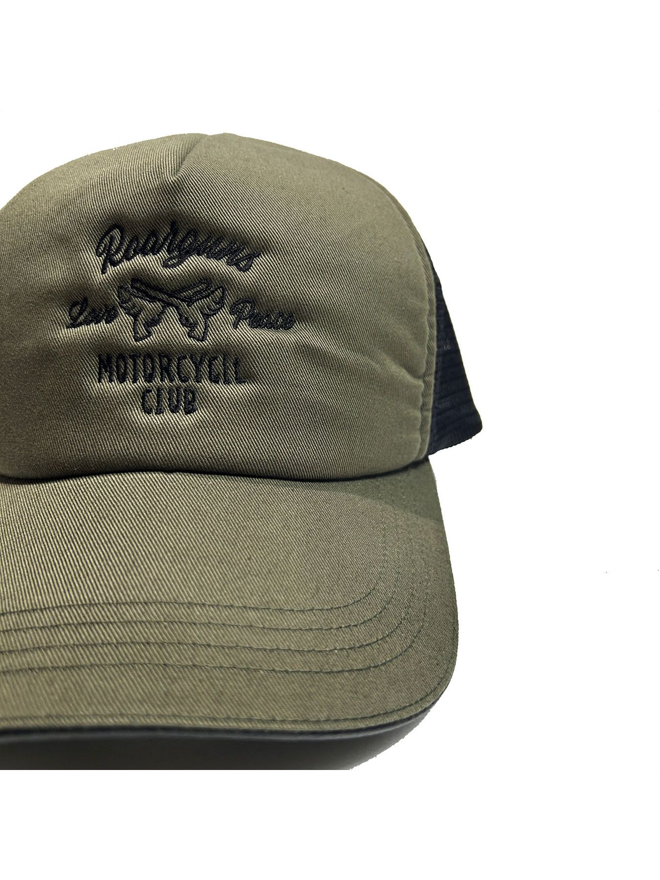 【予約品 8月10日(日) 締切 】ROARGUNS M/C BB CAP / roarguns MOTOR CYCLE CLUB ベースボールキャップ / カーキ