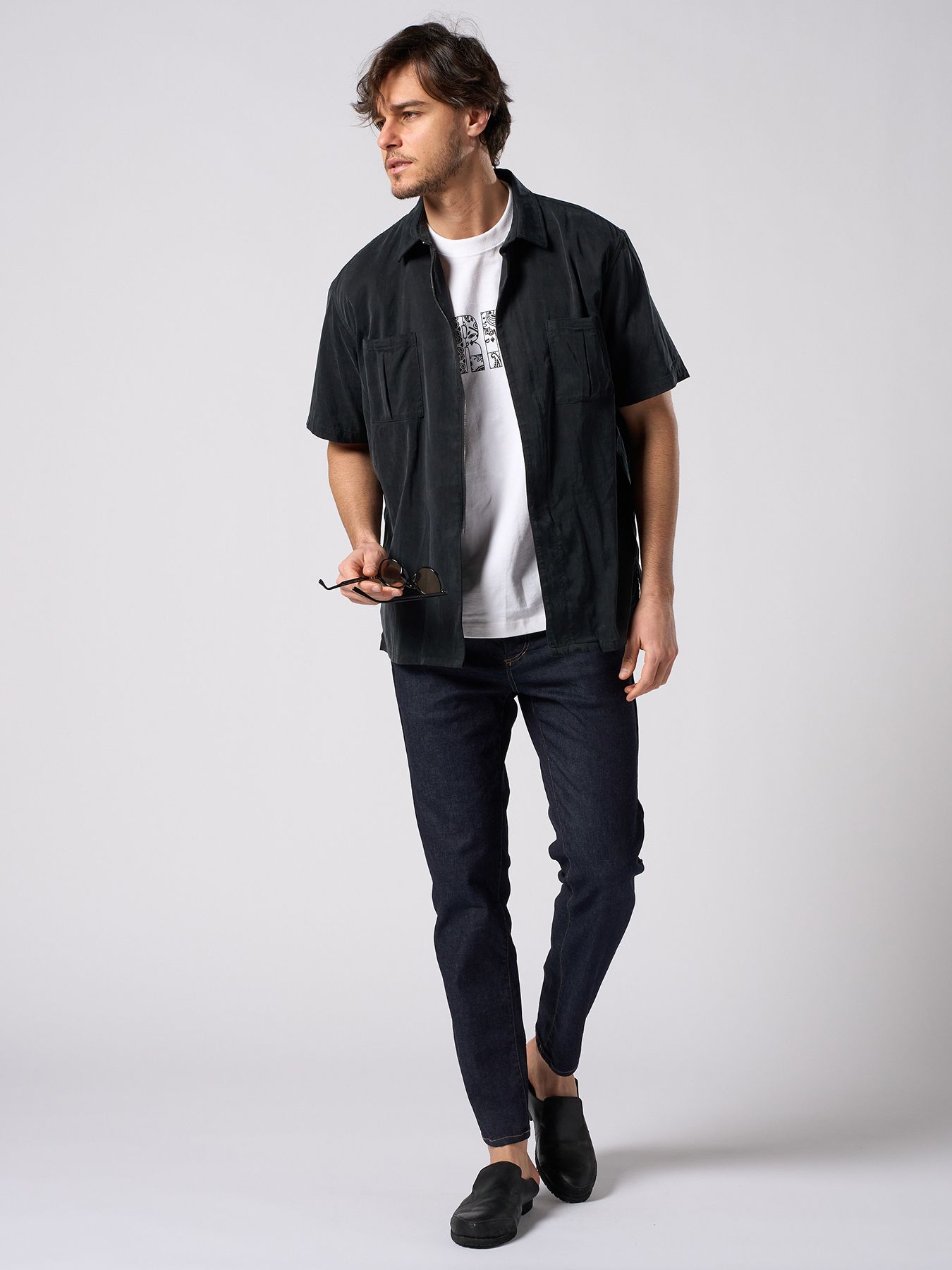 【予約品 1月25日(日) 締切】thin denim easy / シンデニム イージーパンツ / インディゴ